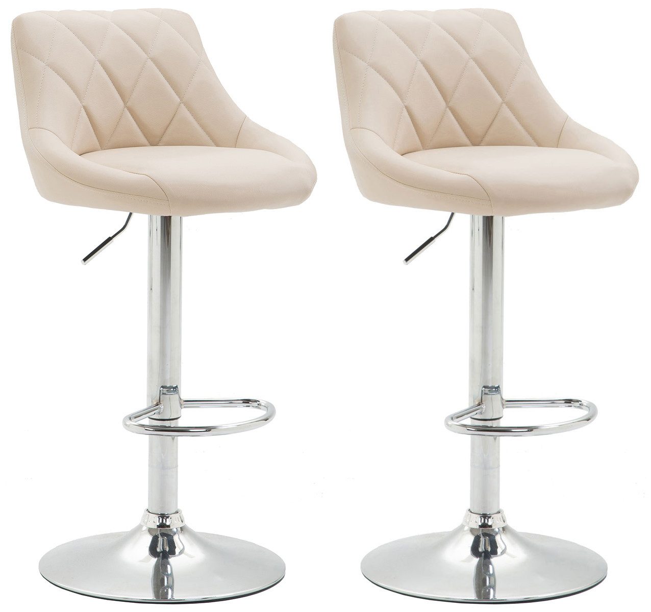 Barhocker 2er Set Barhocker Lazio Kunstleder
