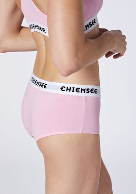 Chiemsee Hipster Hipster-Panty im Dreierpack mit Logo-Bund 3 (3er-Pack, 3-St)