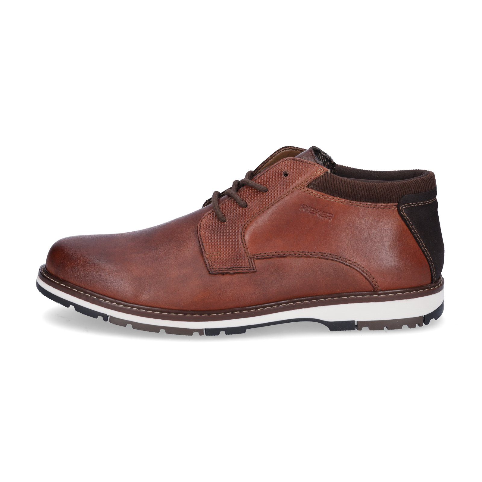 Rieker Rieker Herren Leder Schnürschuh braun Schnürschuh günstig online kaufen