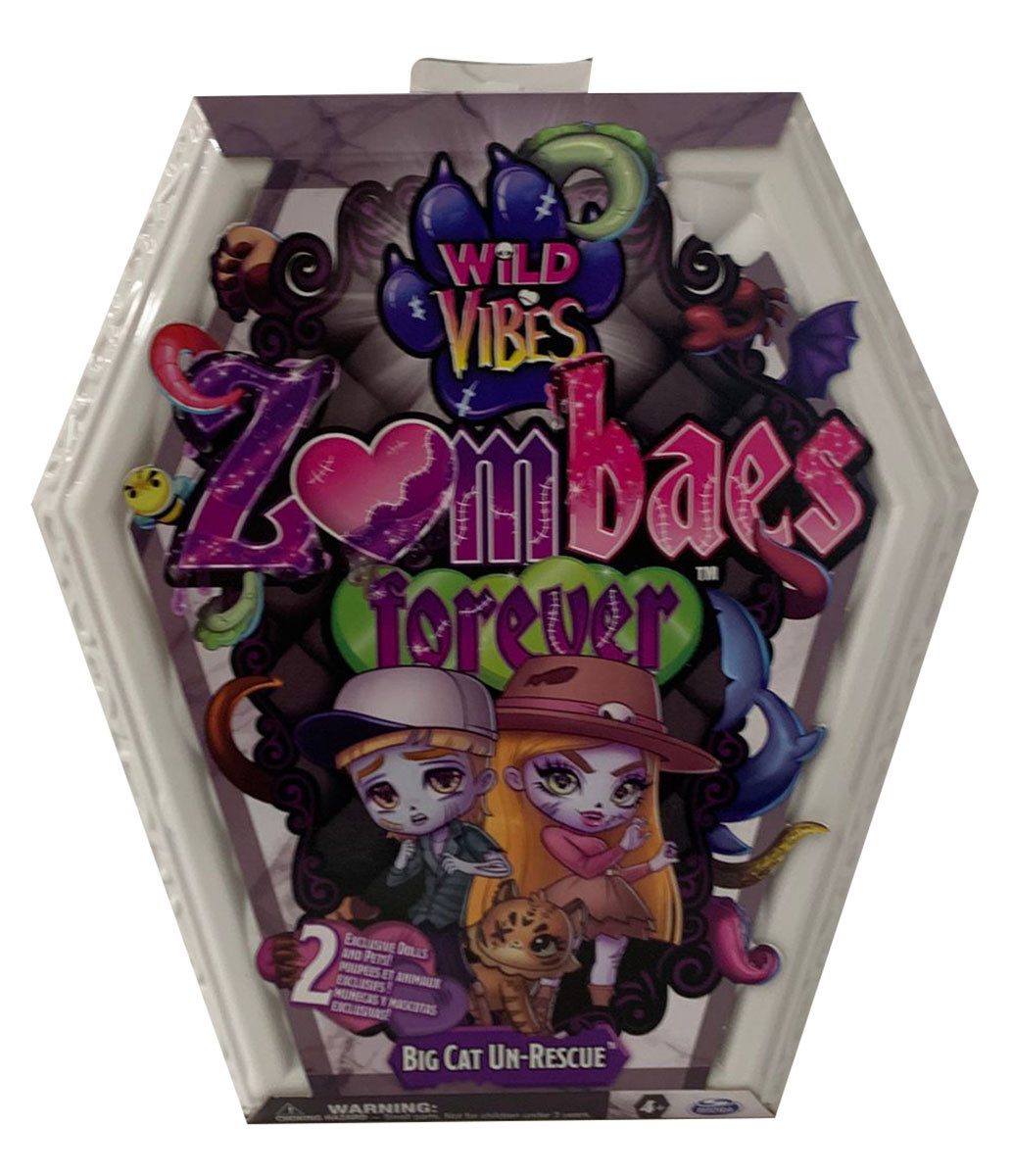 Spin Master Spielfigur Spin Master Zombaes Forever Wild Vibes Spiel-Set Puppen Sargform-Box
