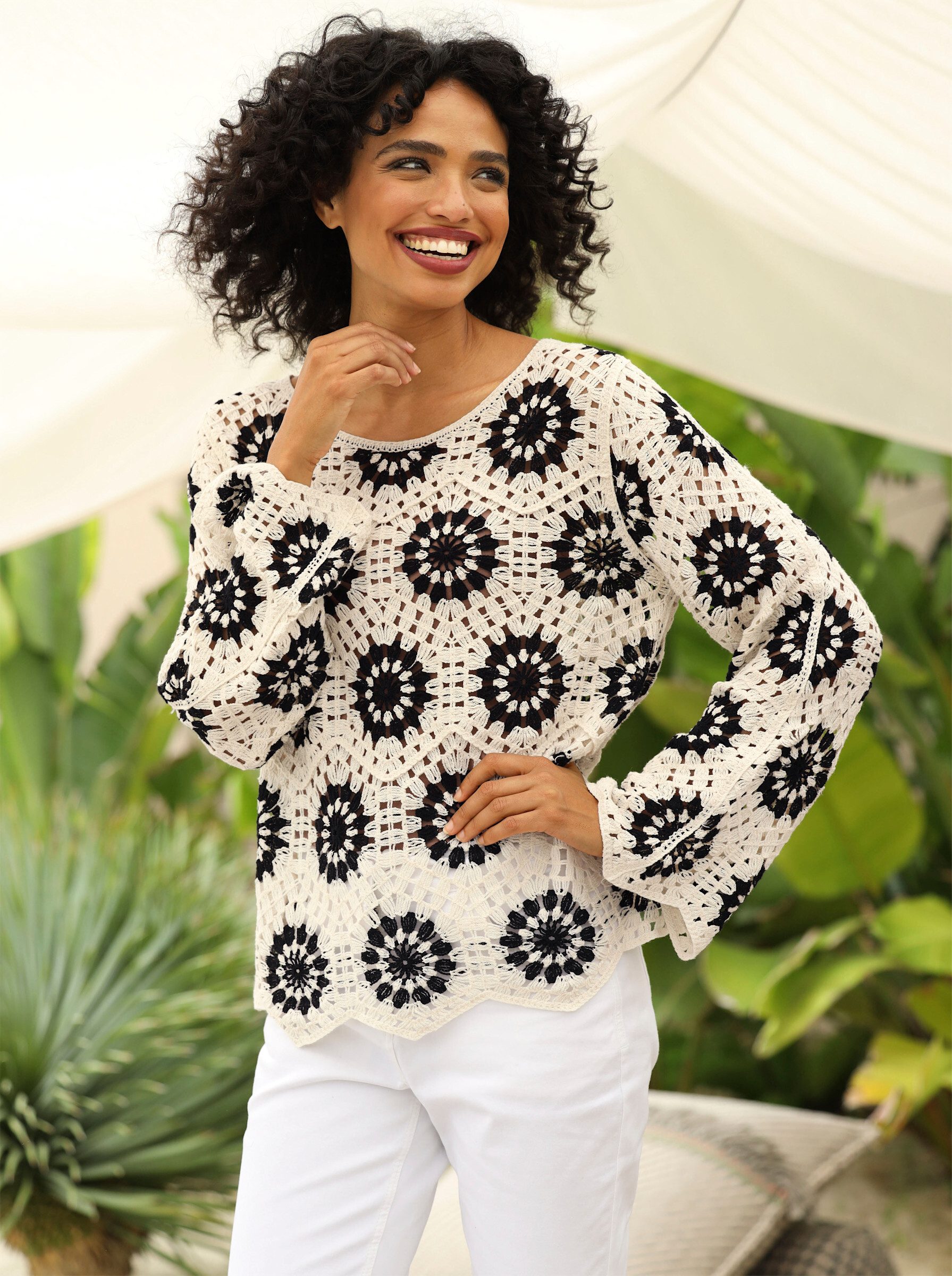 heine Strickpullover Pullover Langarm