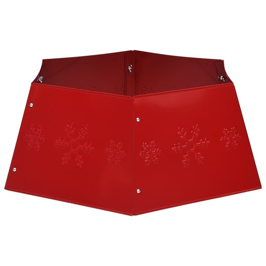 Ø68x25 cm vidaXL Christbaumschmuck Rot Weihnachtsbaumrock