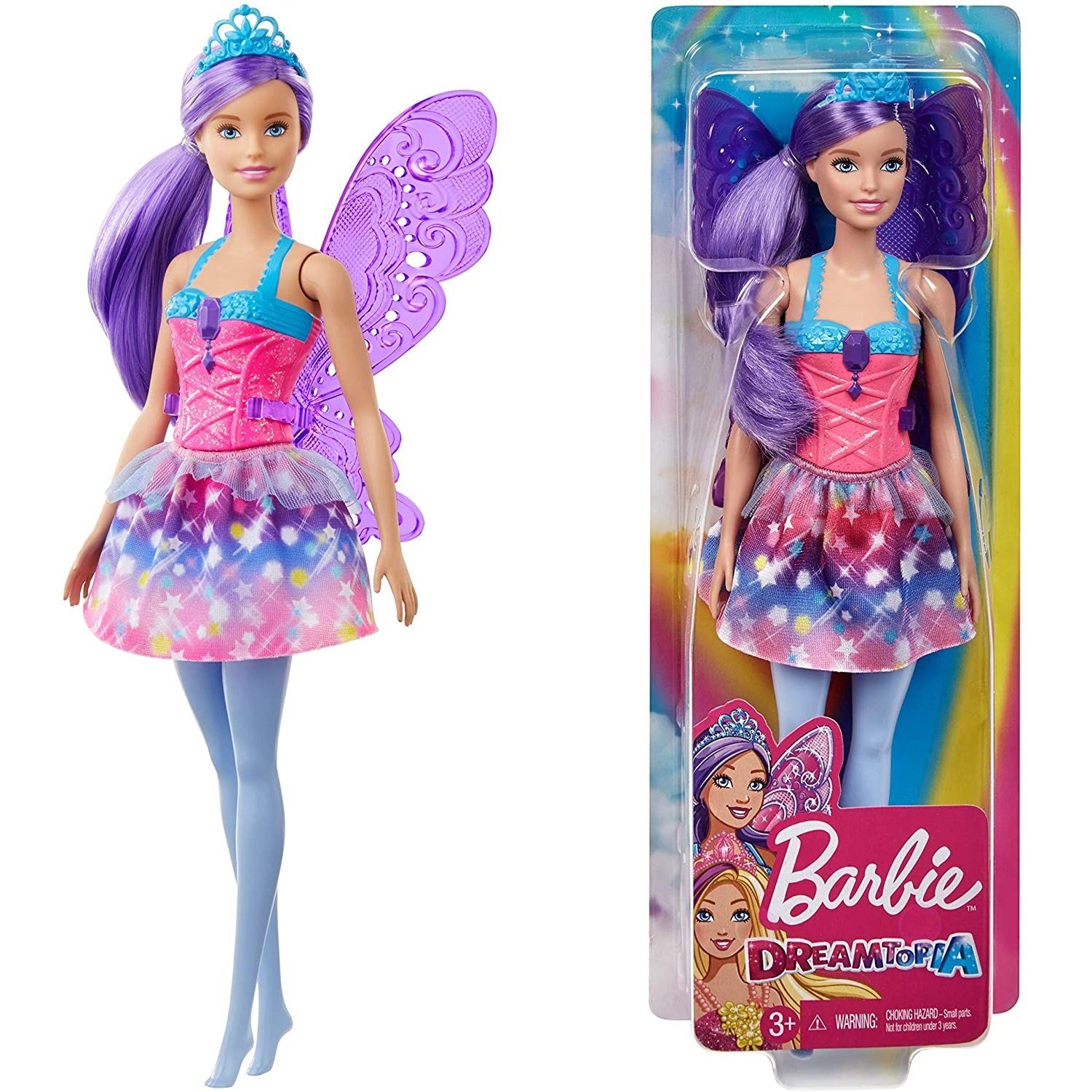 Mattel® Anziehpuppe »Mattel GJK00 - Barbie Dreamtopia Fee, mit Flügeln«  (Set) online kaufen | OTTO