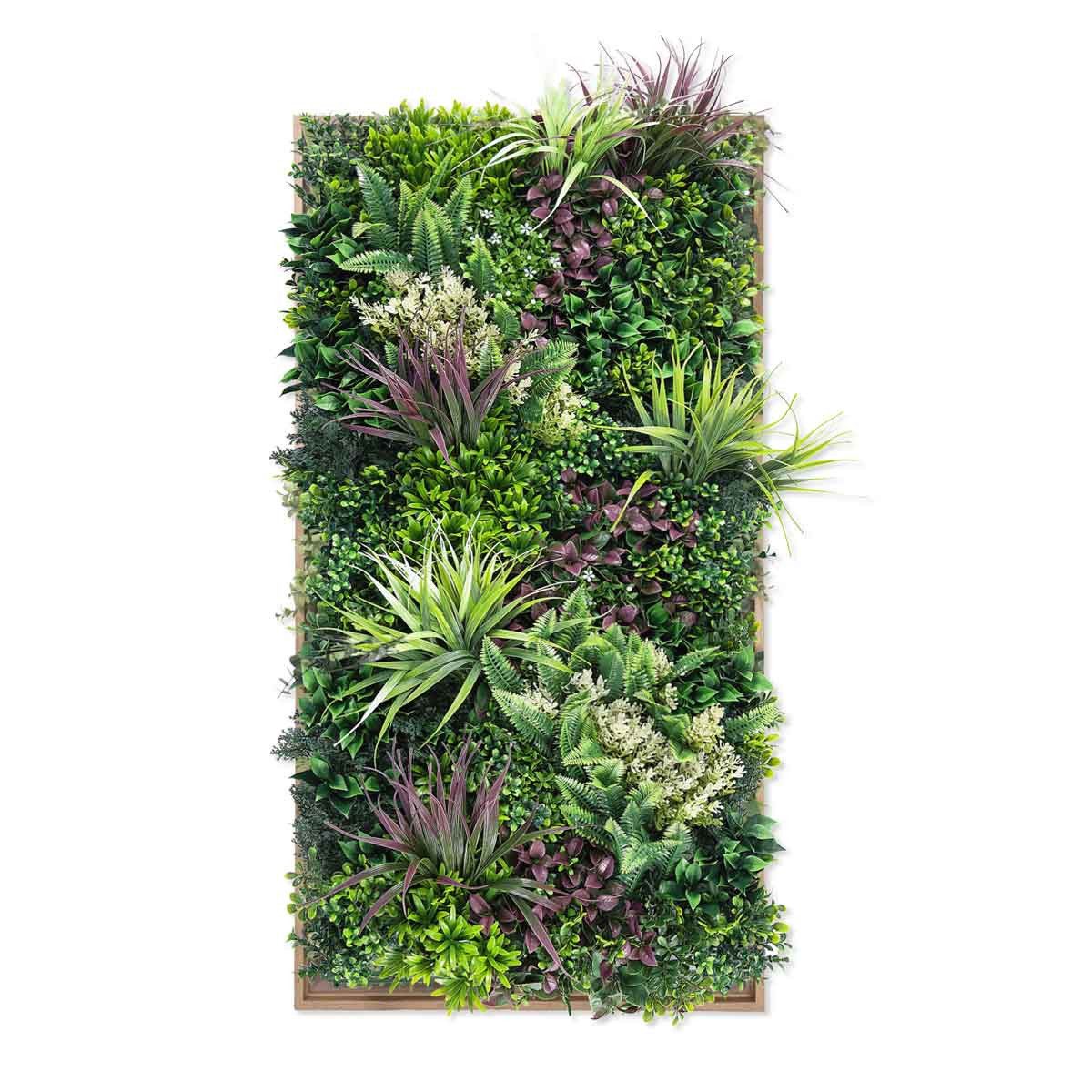 Kunstpflanze Künstliche Pflanzenwand Indoor & Outdoor, Blumenwand, Green Wa günstig online kaufen