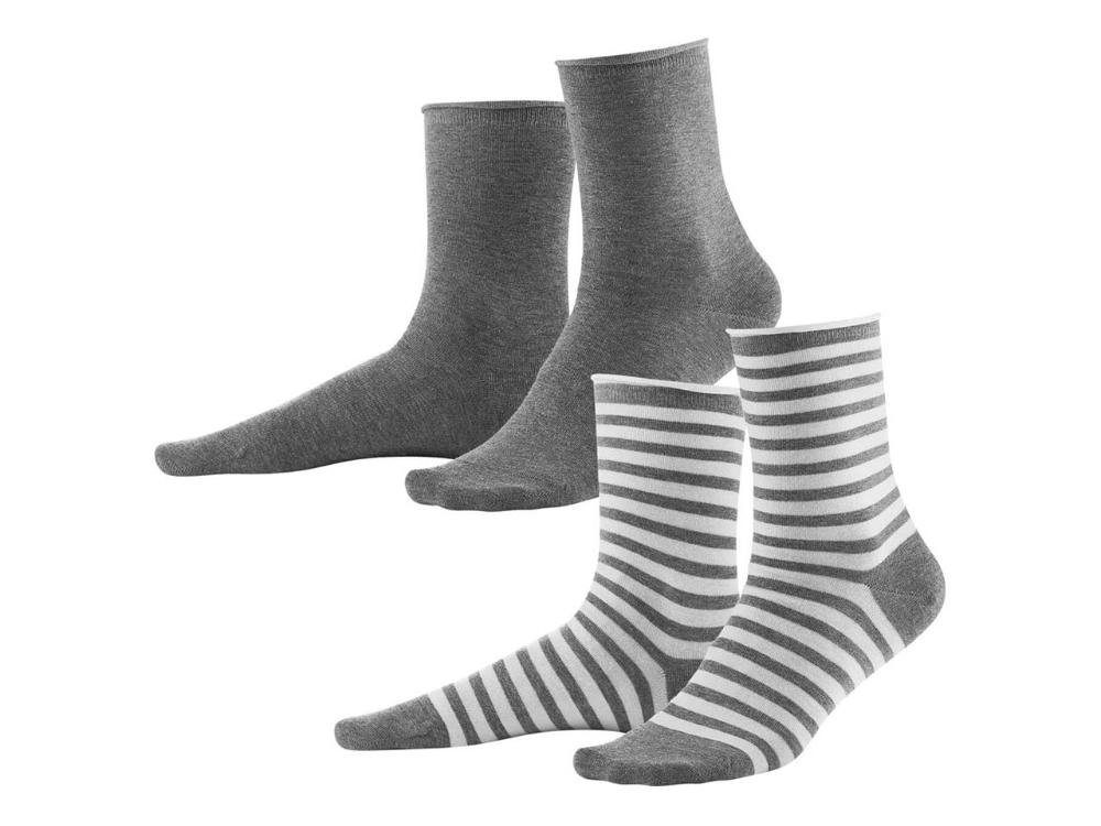 Komfortsocken Living Crafts Bio-Damen-Socken 'Alexis' 2er-Set