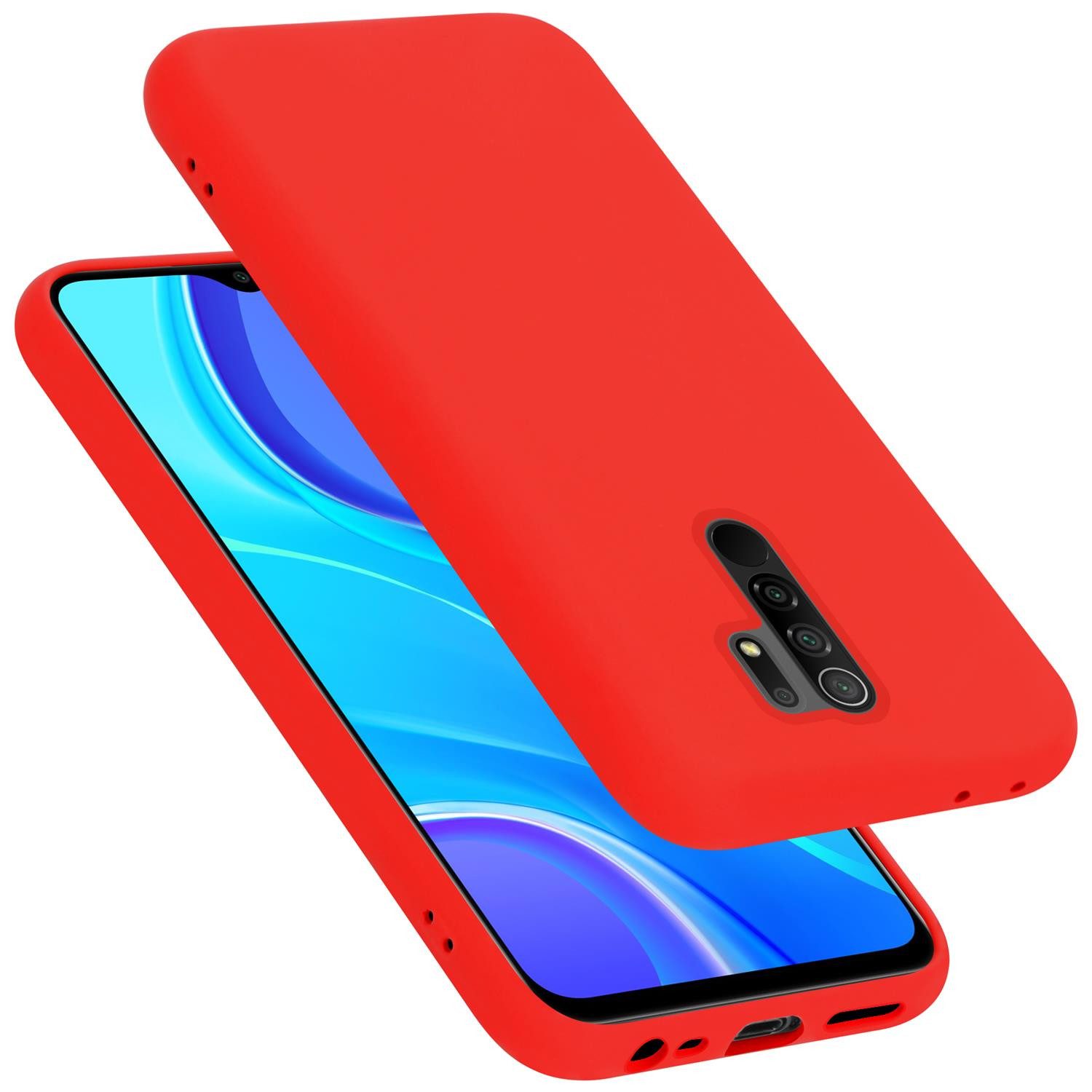 Cadorabo Handyhülle für Xiaomi RedMi 9 Hülle Xiaomi RedMi 9, Flexible Hülle TPU Silikon Schutzhülle Back Cover Case