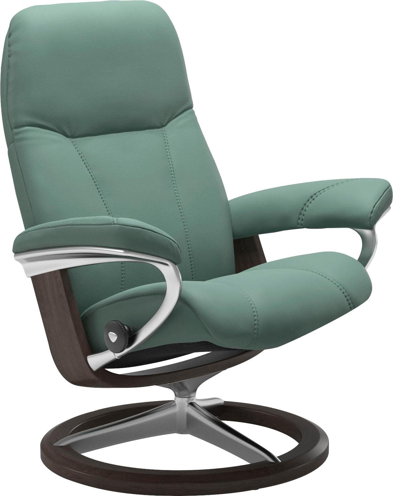 Stressless® Relaxsessel Consul, L, mit Base, Wenge Gestell Signature Größe