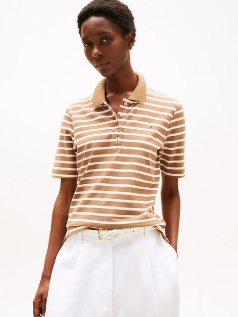 Tommy Hilfiger Poloshirt 1985 Regular Fit Pique Premium Polo mit Logo-Stick günstig online kaufen