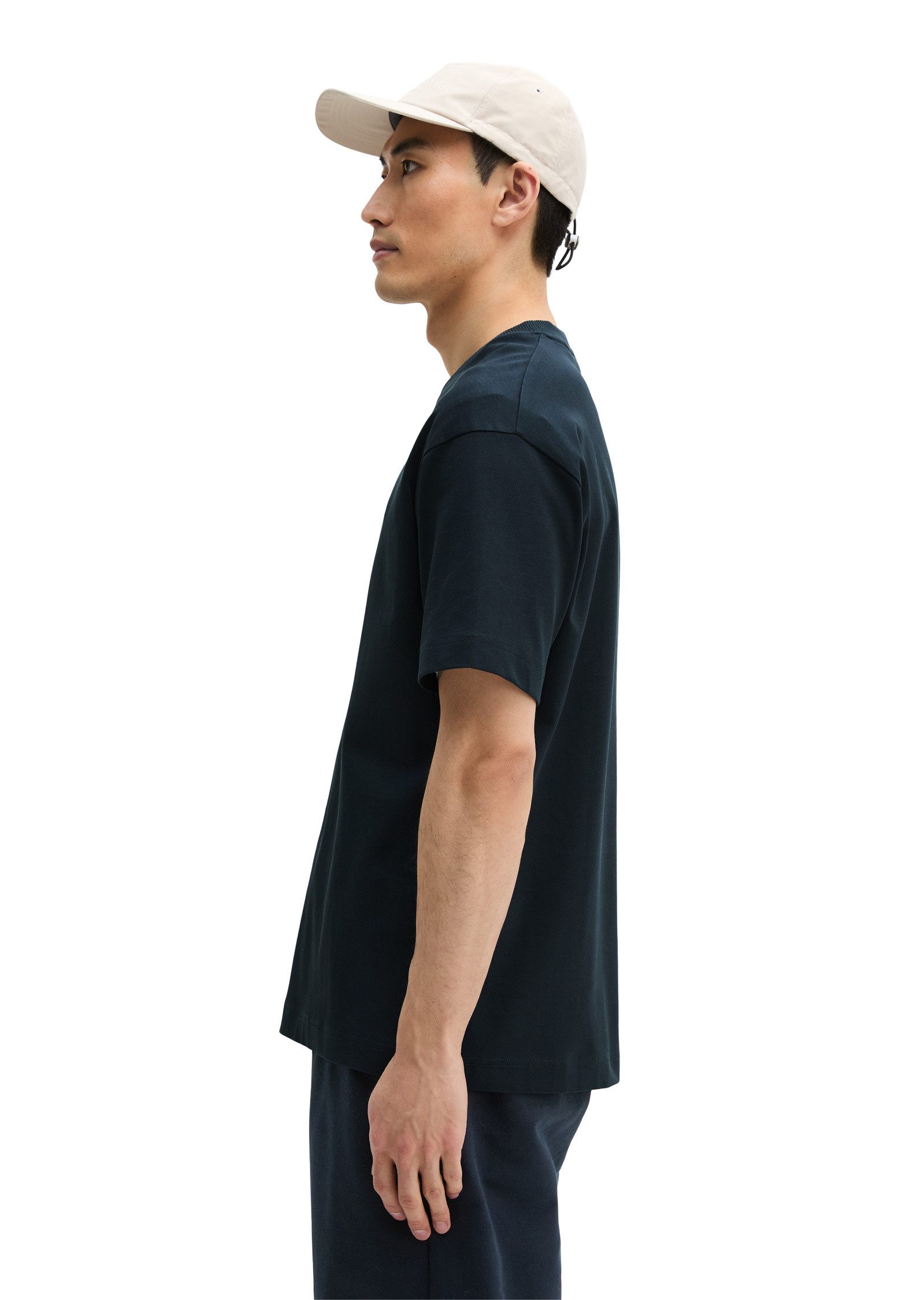 Marc O'Polo T-Shirt aus schwerem Bio-Baumwoll-Jersey