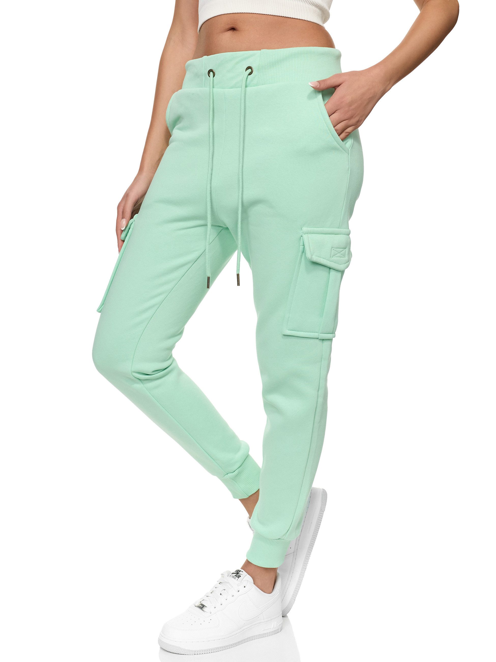 REPUBLIX Jogginghose ELISE Damen Cargo Jogger Sporthose Jogging Sweat Pants günstig online kaufen