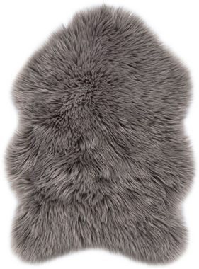 Fellteppich Ovium, Andiamo, fellförmig, Höhe: 60 mm, Kunstfell, Größe 55x80 cm, weicher & flauschiger Hochflor