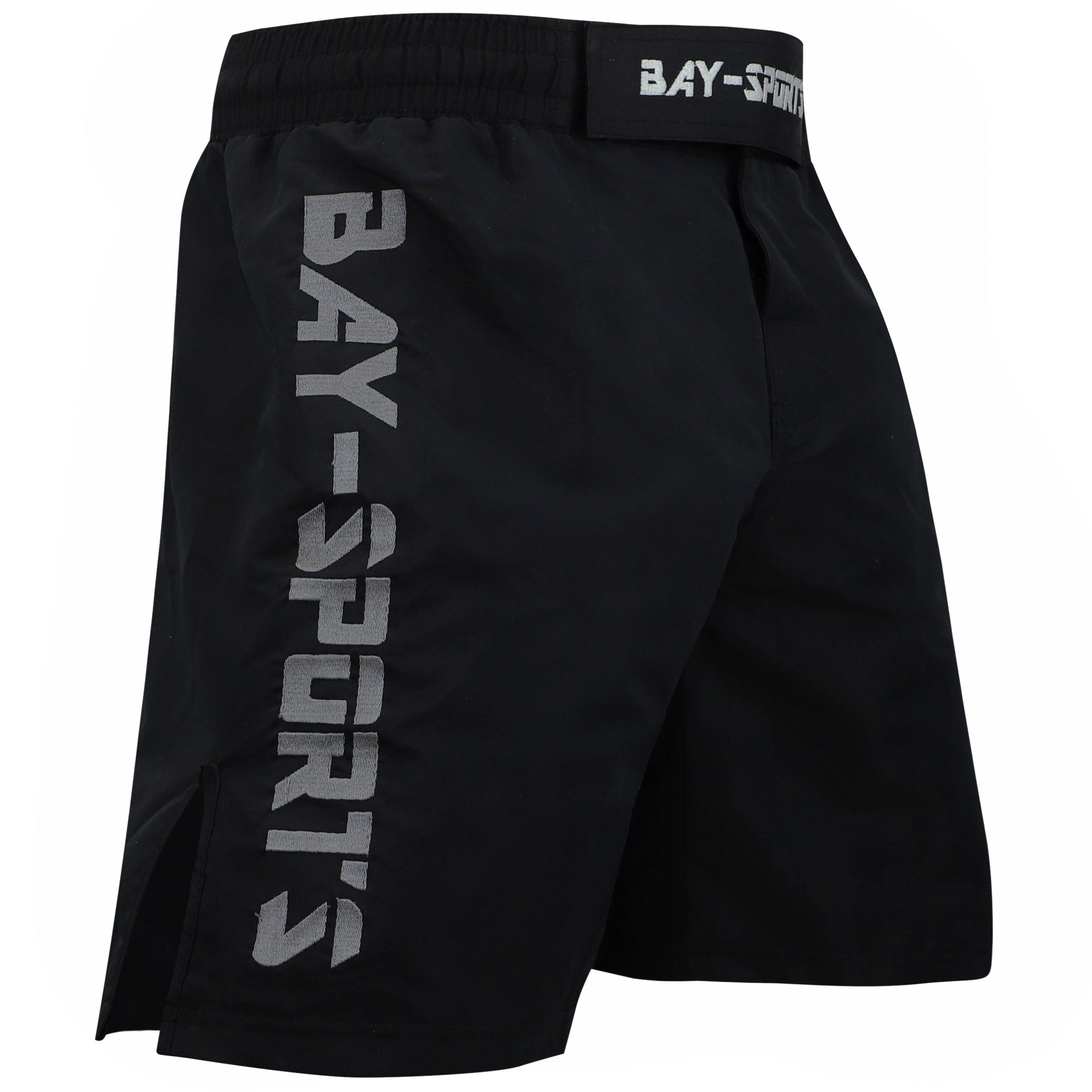 BAY-Sports Sporthose MMA K1 Thaiboxhose Thaiboxen Hose Shorts Muay Thai Shadow (1-tlg) Kixkboxen, für Kinder und Erwachsene