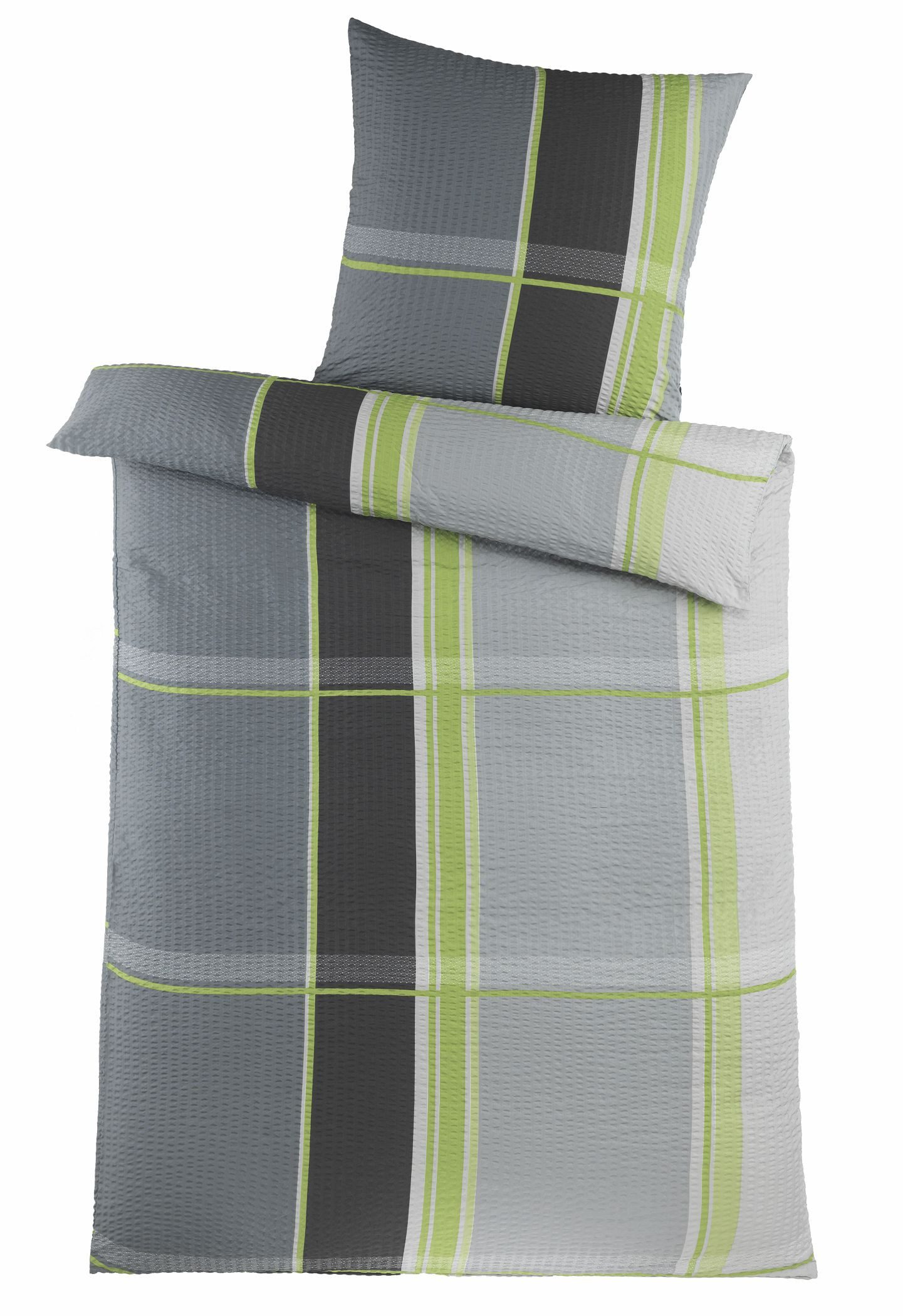 Optidream Bettwäsche Set Mikrofaser 135x200 Design Luca, Mikrofaser, 2 teilig, Sommer Geschenke Idee Frauen Männer weich sale Reißverschluss Partner