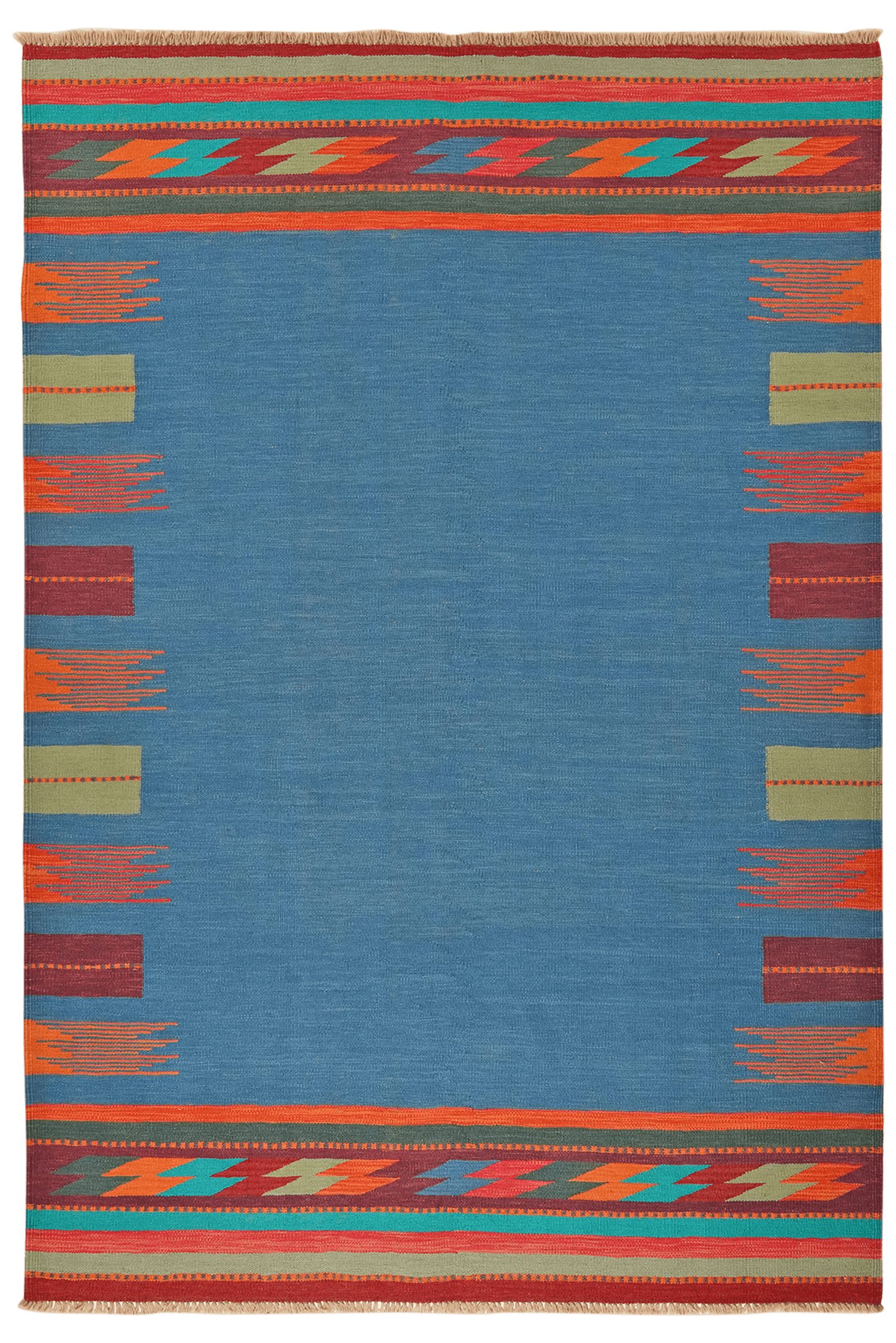 Looma Teppich Kelim Gashgai 251x173cm, rechteckig, Höhe: 5 mm, Gashgai, Schurwolle, Unikat