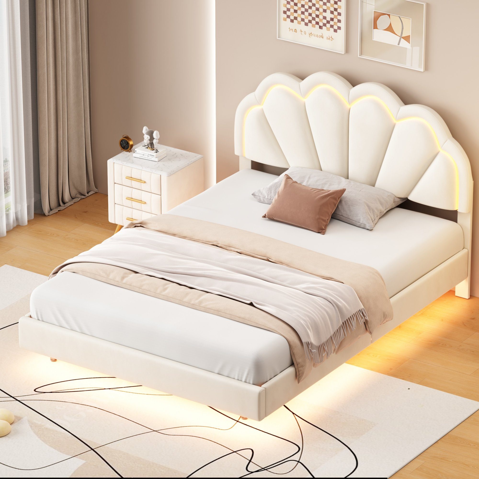 HAUSS SPOLE Polsterbett Polsterbett Funktionsbett Bettrahmen günstig online kaufen