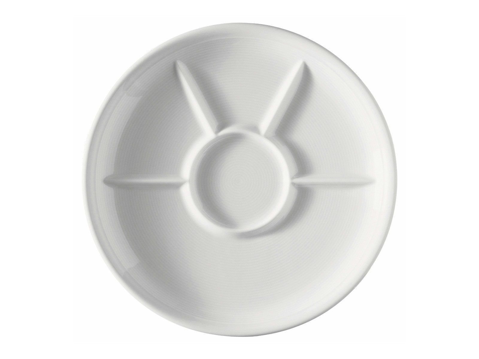 Thomas Porzellan Speiseteller Trend weiss Fondue-/Grillteller 27 cm, Teller Flach