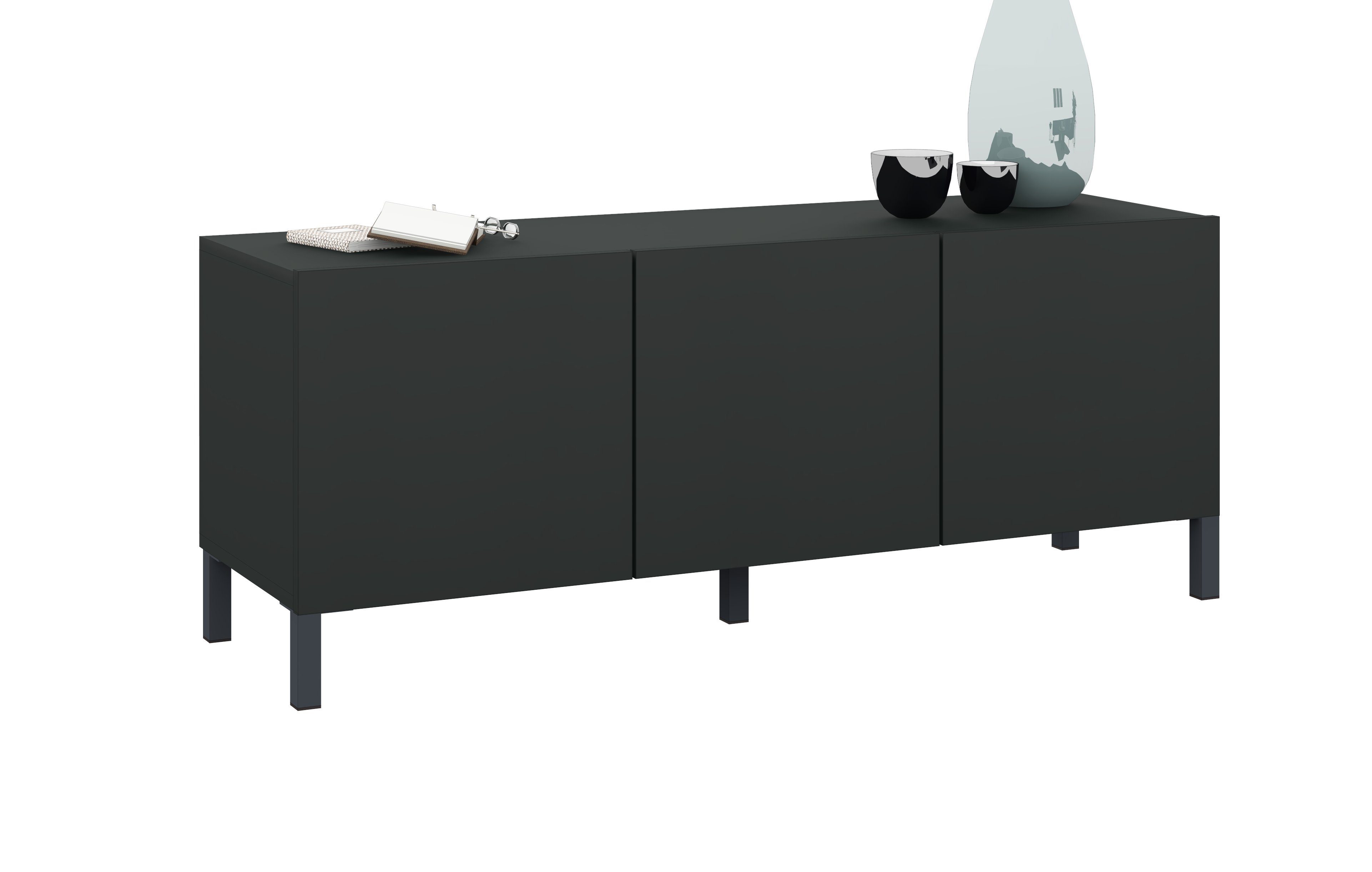 borchardt Möbel Lowboard Pori, Breite 114 günstig online kaufen