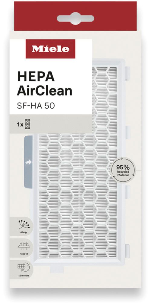Miele CleanAir-Filter HEPA AirClean Filter SF-HA 50, Zubehör für Guard L1 AllFloor Guard L1 Cat & Dog Guard L1 Comfort Guard L1 Nordicblau Guard L1 Performance  – Bild 2 von 2