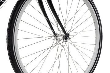 Commodo Cyclisti Rennrad Cyclisti Torino, 7 Gang Shimano Altus RD-310-7 Schaltwerk, Kettenschaltung, Straßenrennrad schwarz/grau