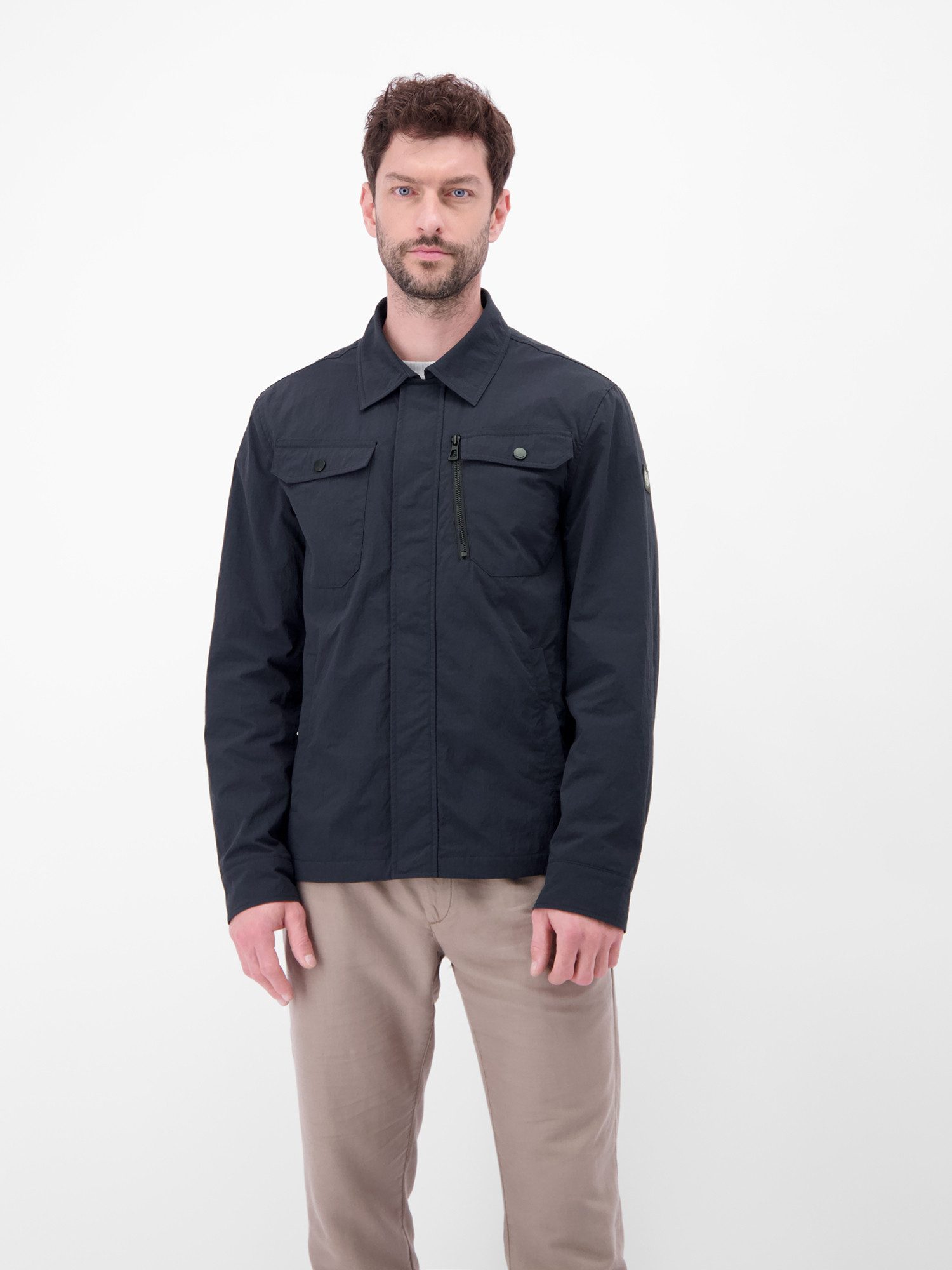 LERROS Outdoorjacke Leichte Hemdjacke mit Funktion Wind- und Wasserabweisend, Atmungsaktiv, Aufgesetzte Brusttaschen