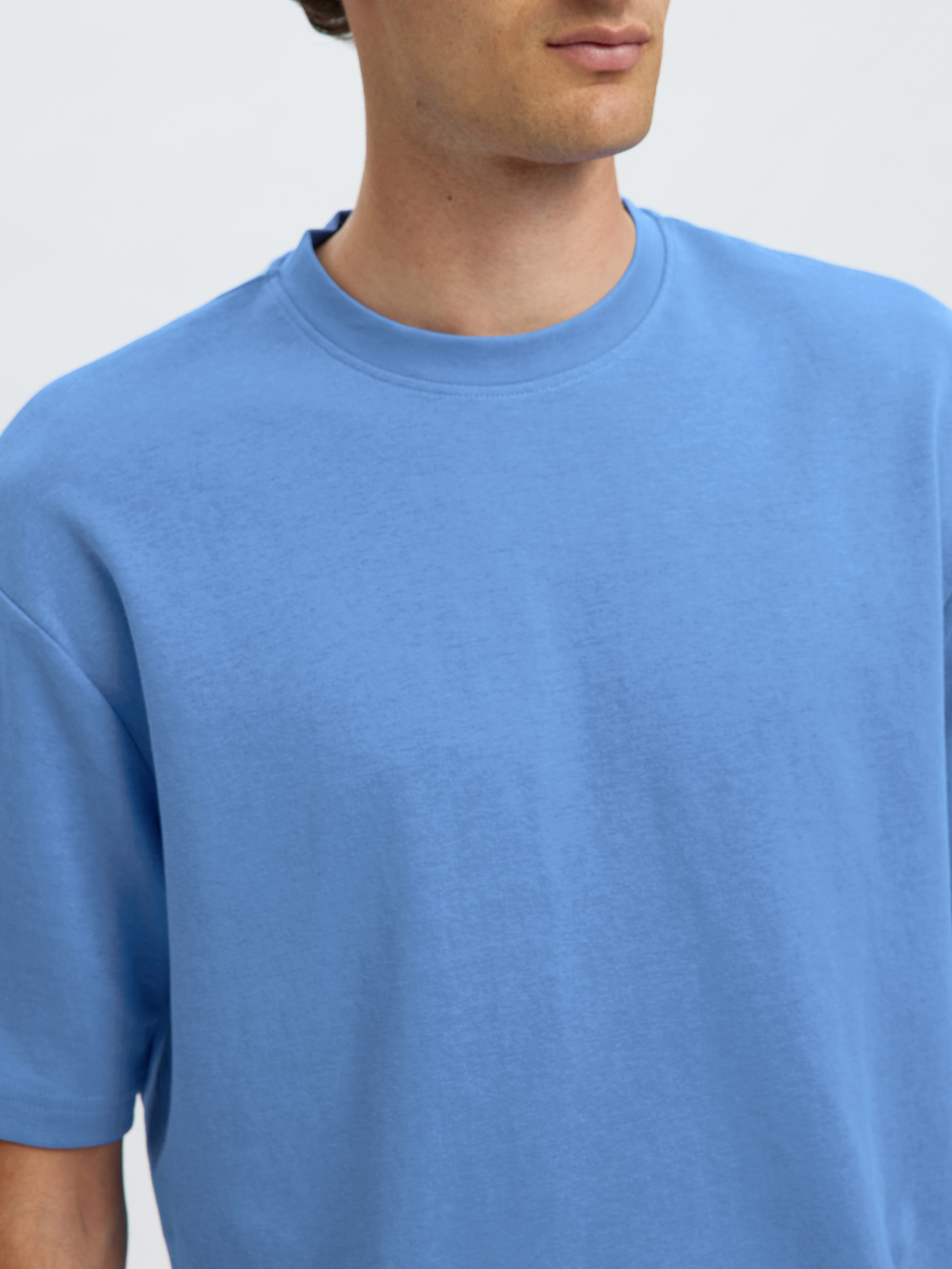 Selected Rundhalsshirt SLHLOOSEOSCAR SS O-NECK TEE NOOS günstig online kaufen