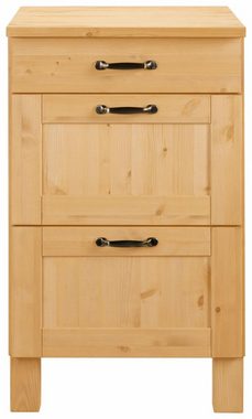 Home affaire Unterschrank Alby Breite 50 cm, 3 Schubladen