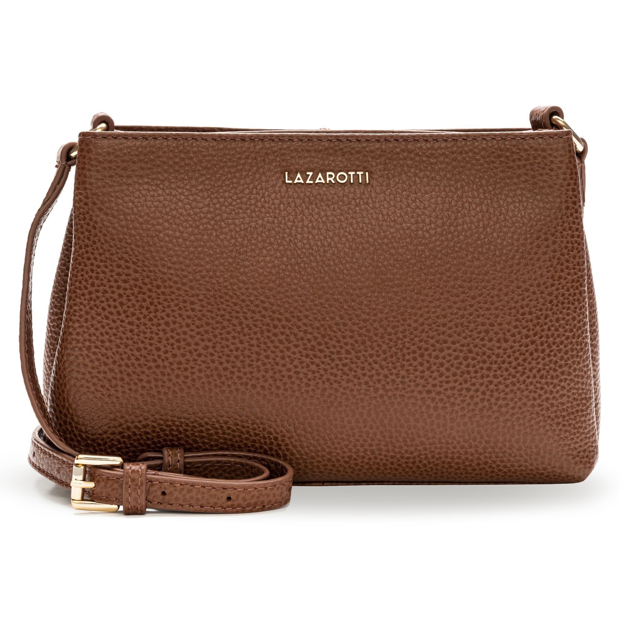 Lazarotti Geldbörse Bologna Leather, aus echtem Leder, Münzfach mit Reißverschluss - sicherer Lazarotti Geldbörse Bologna Leather, aus echtem Leder, Münzfach mit Reißverschluss - sicherer