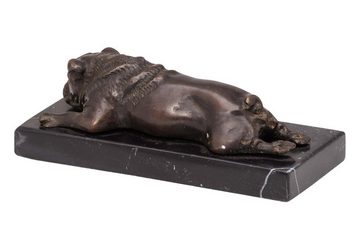 Aubaho Skulptur Bronzeskulptur Bulldogge Hund Bronze Skulptur Figur sculpture bulldog