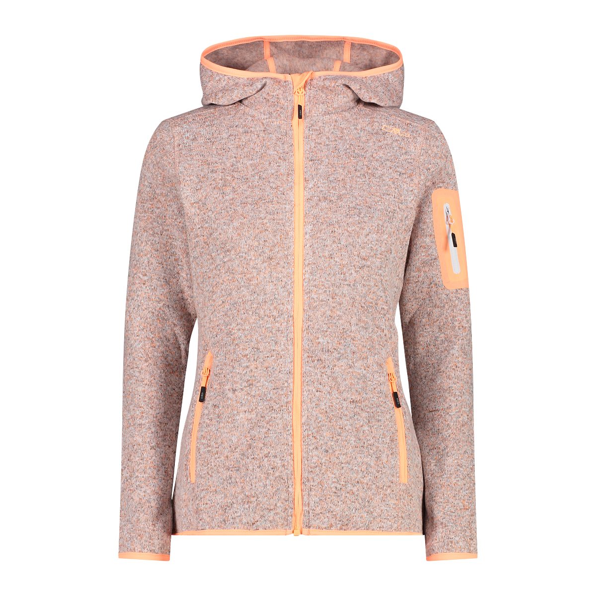 CMP Strickfleecejacke KNITTED MELANGE HOODY WOMAN günstig online kaufen