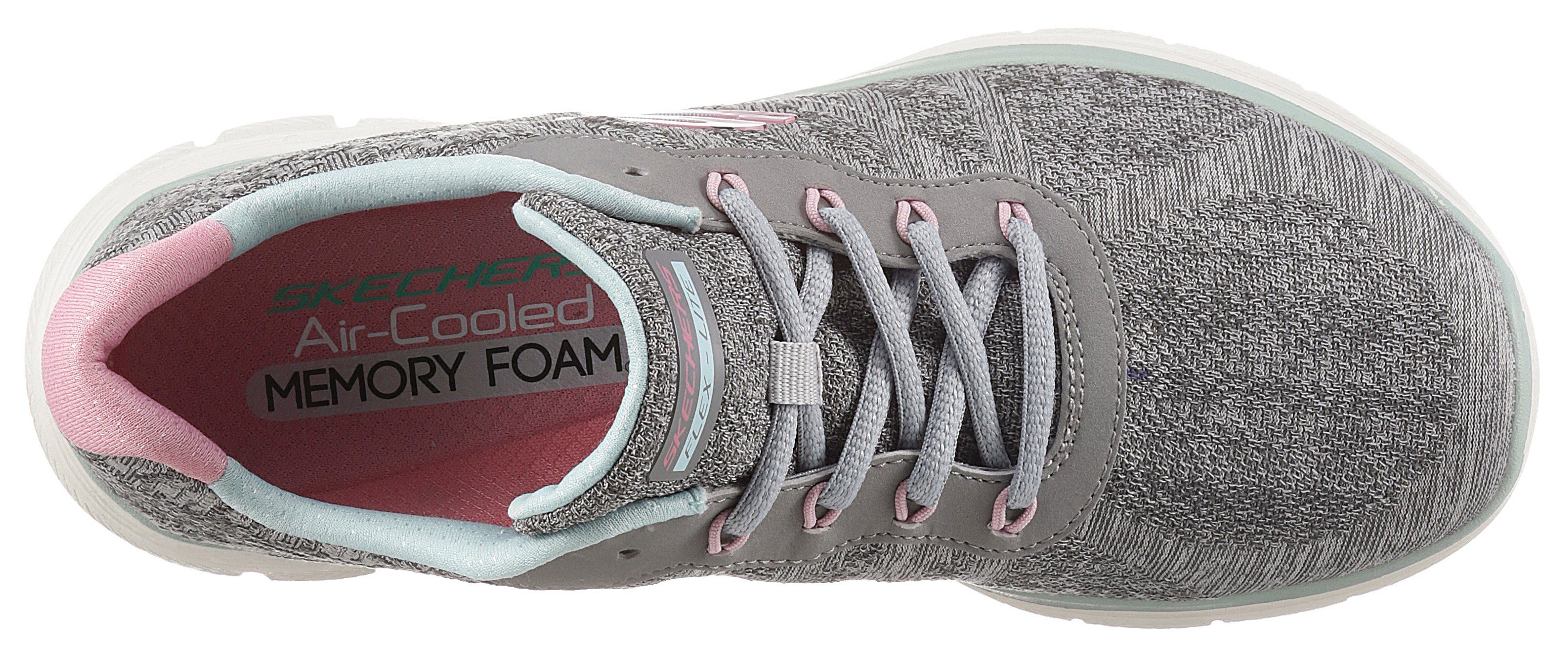 4.0 Foam FLEX mit Skechers Memory MOVE Sneaker FRESH grau-mint Cooled APEEAL Air
