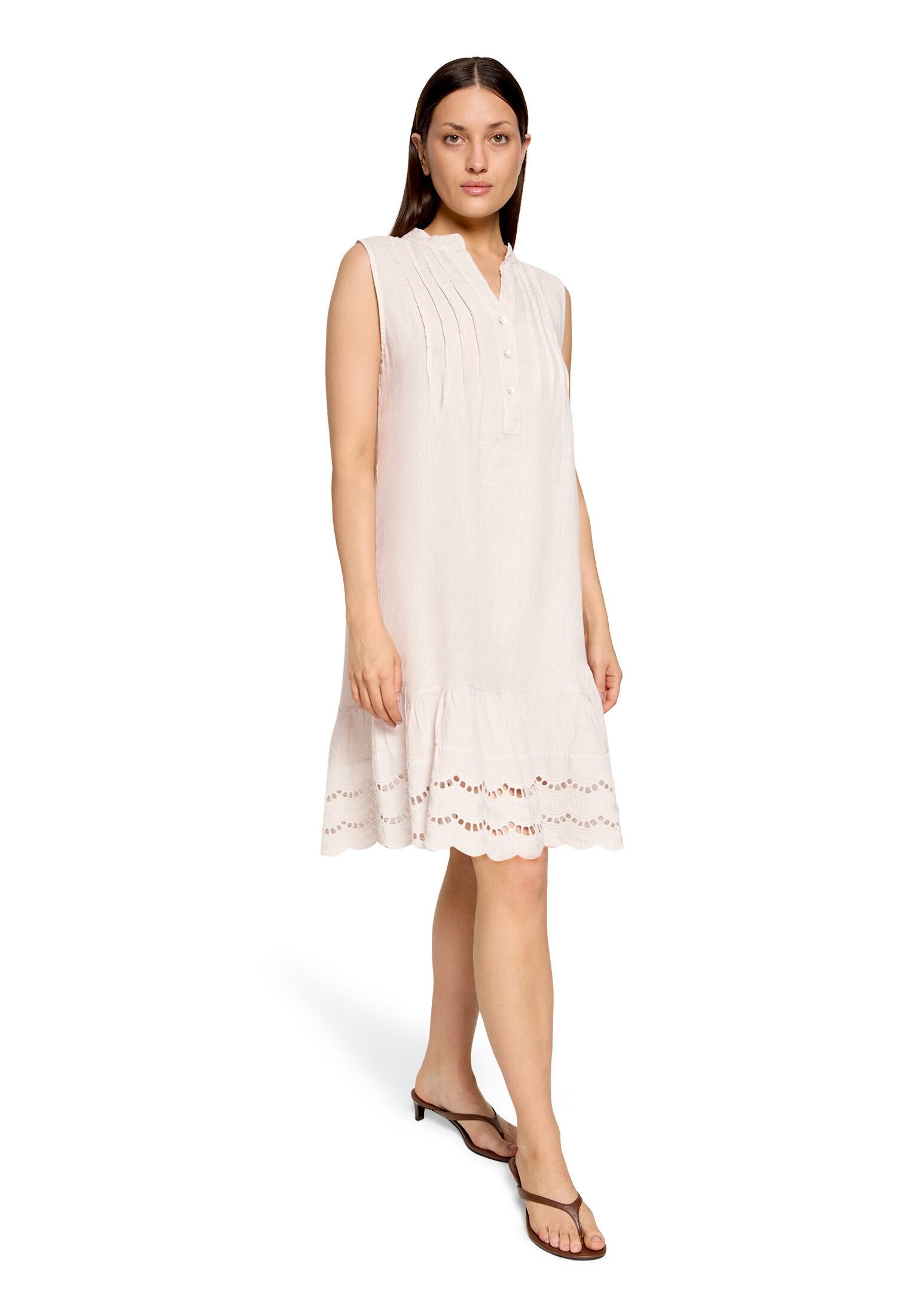 Cartoon Druckkleid Damen mit Stickerei