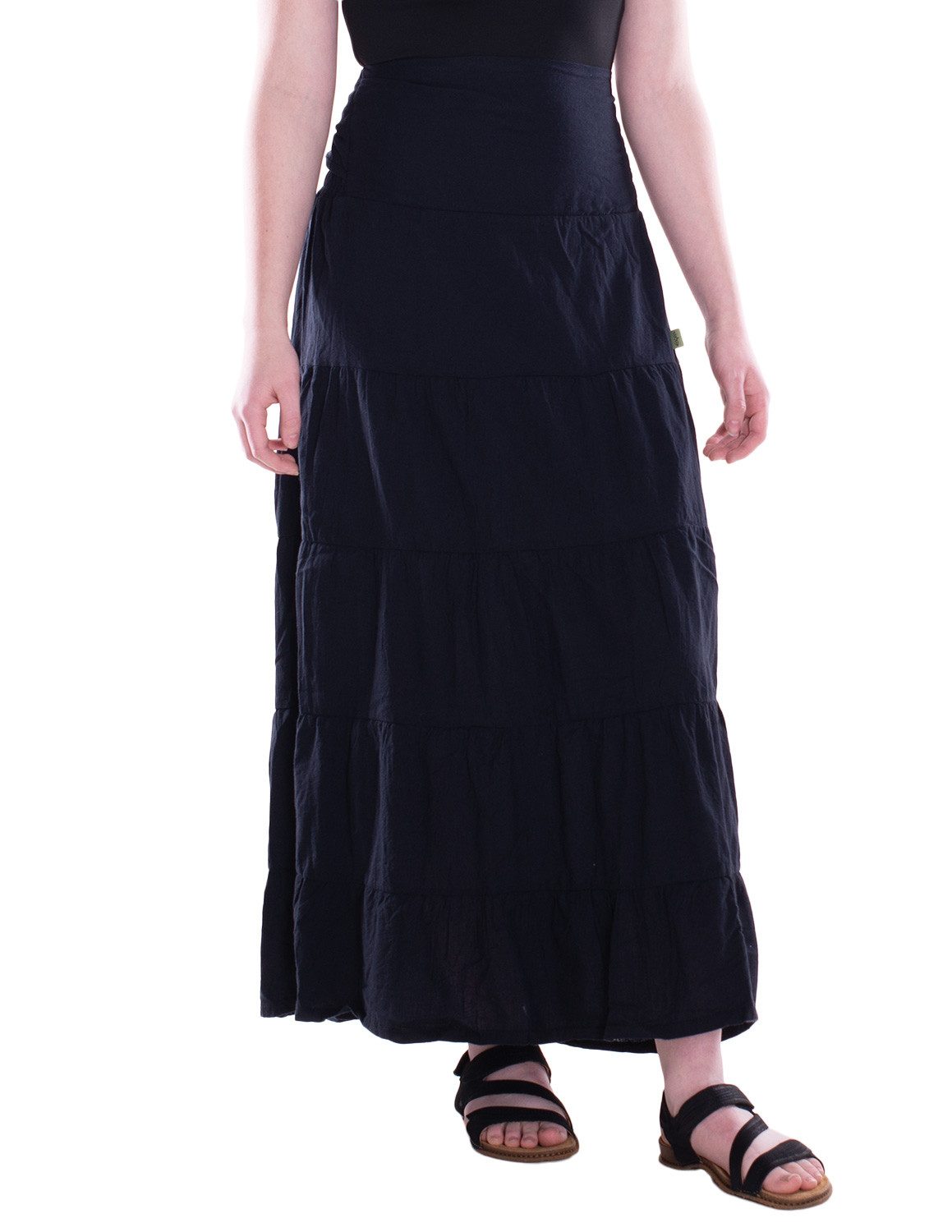 Vishes Maxirock Damen Maxi-Rock Baumwolle Vintage, günstig online kaufen