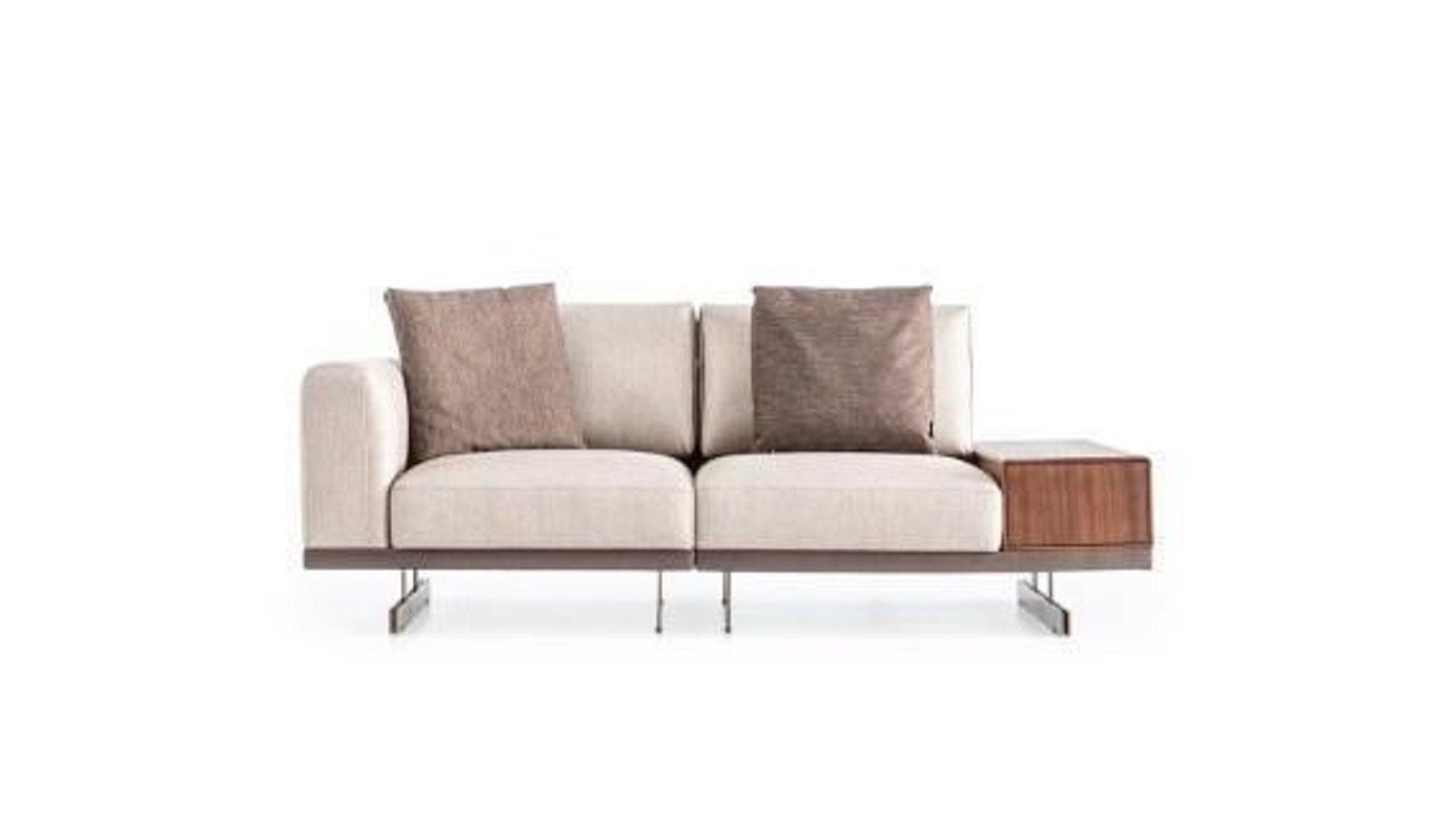 JVmoebel 3-Sitzer Dreisitzer Sofa Modern Wohnzimmer Grau 1 Couch, in 3 Europe Made Teile, Sofas Sitzer