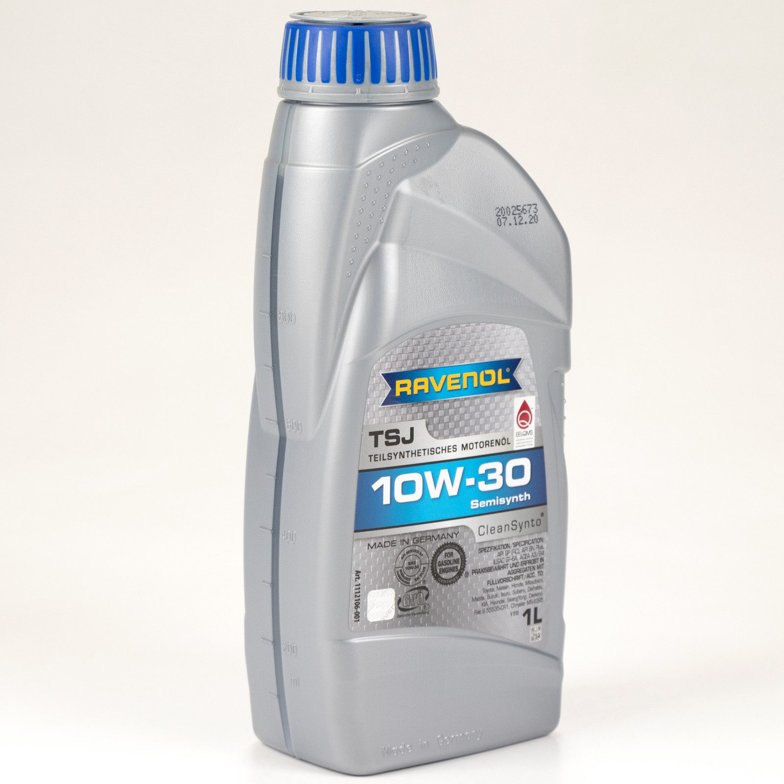 Ravenol Motoröl Ravenol Leichtlauföl TSJ Motoröl Öl SAE 10W30 1L ILSAC GF4 ACEA A3/B3