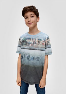 s.Oliver Kurzarmshirt T-Shirt mit Fotoprint