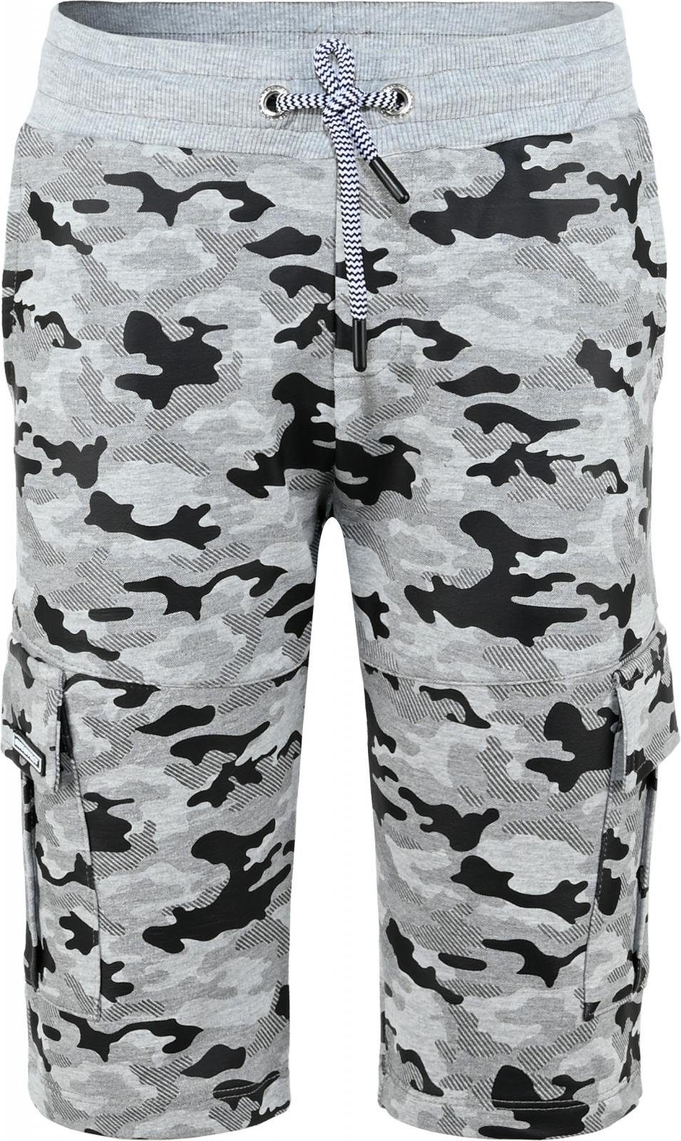BLUE EFFECT Sweatshorts blue effect boys Sweat Cargo Bermuda Shorts camouflage grau schwarz (1-tlg)