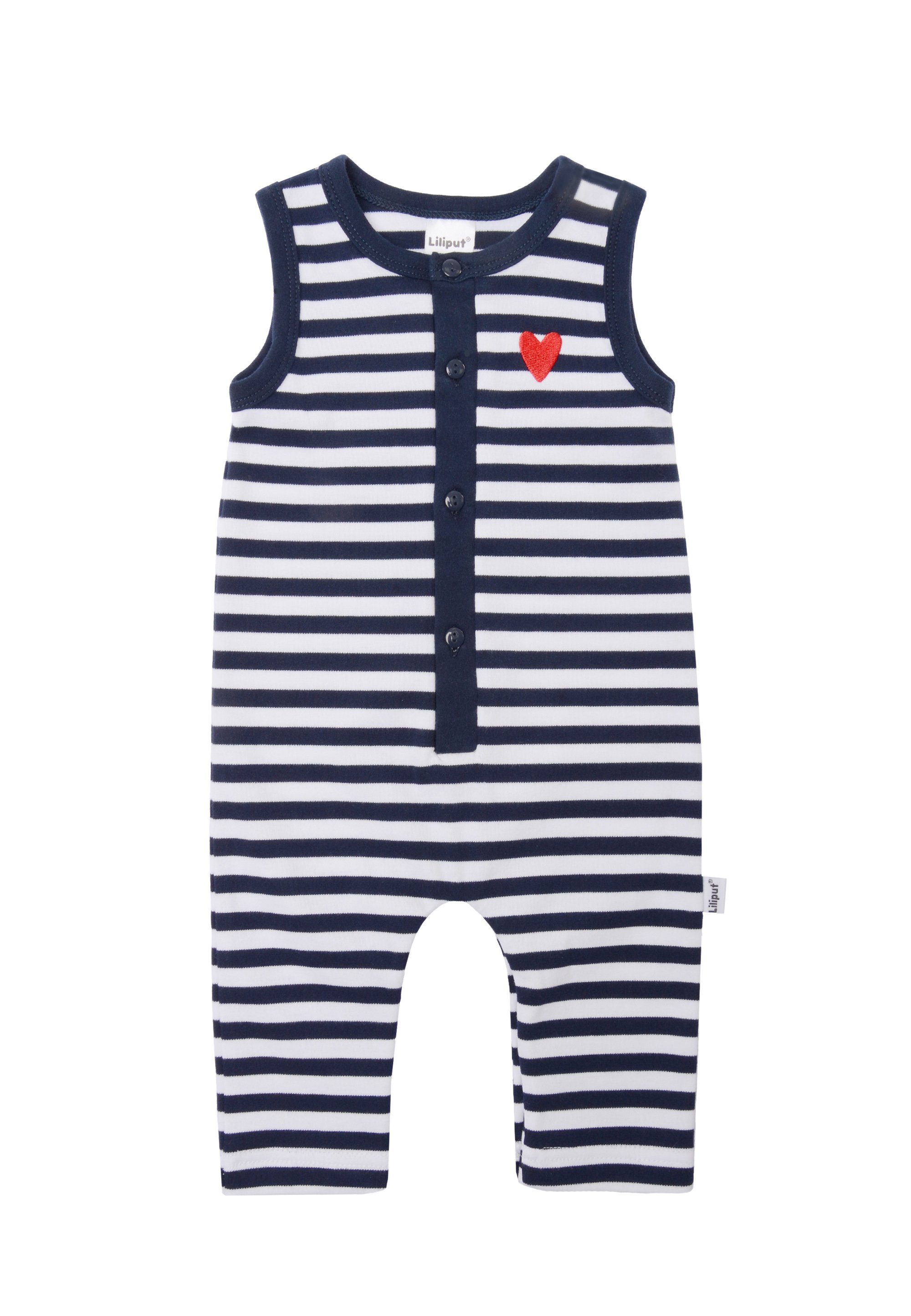 Liliput Jumpsuit Heart mit Halstuch im maritimen Streifen-Look