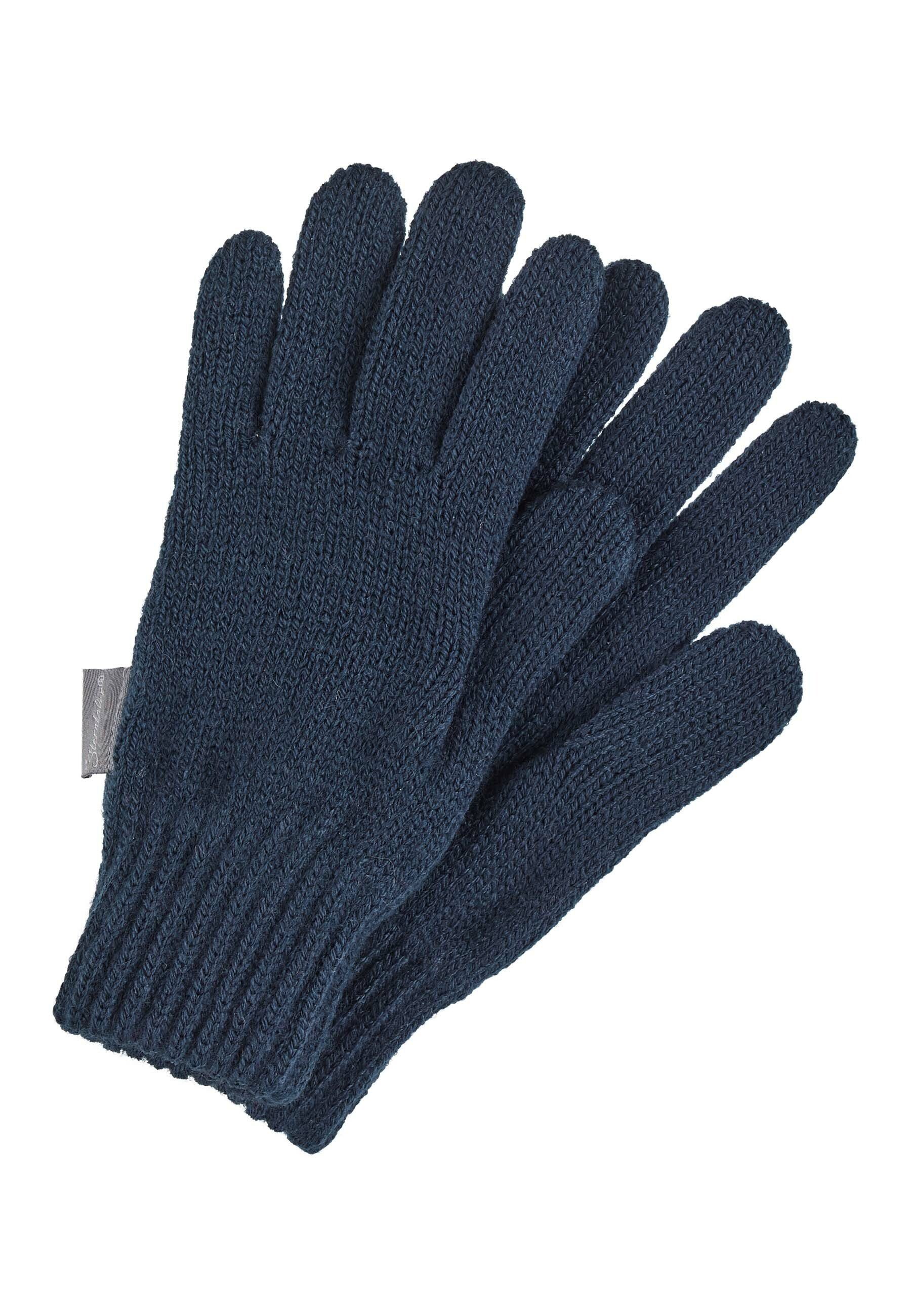 Sterntaler® Fäustlinge Strick-Fingerhandschuh für Handschuhe - Babys warme Strickhandschuhe für marine - unifarben Handschuhe Kinder - Strick-Fingerhandschuh Kinderhandschuh Hände Baby Strick