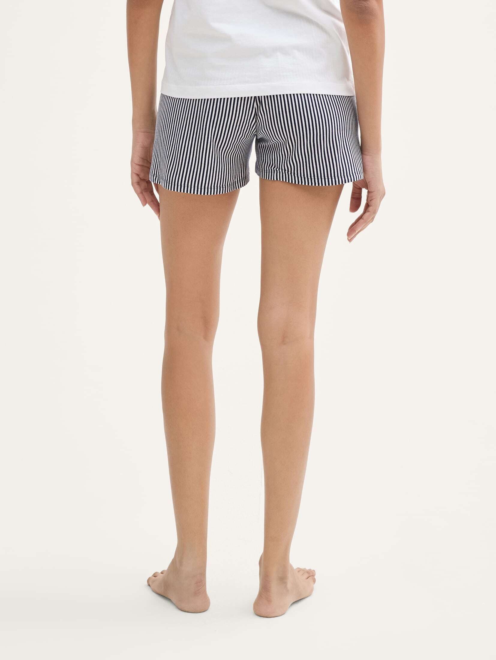TOM TAILOR Schlafshorts Bodywear Pyjama-Shorts mit Streifenmuster