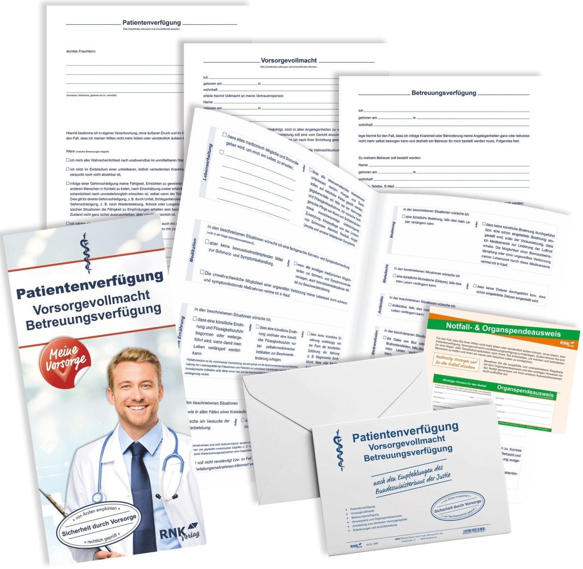 RNK Verlag Formularblock Patientenverfügung mit Betreuungsverfügung und Vorsorgevollmacht A4 – Bild 4 von 5