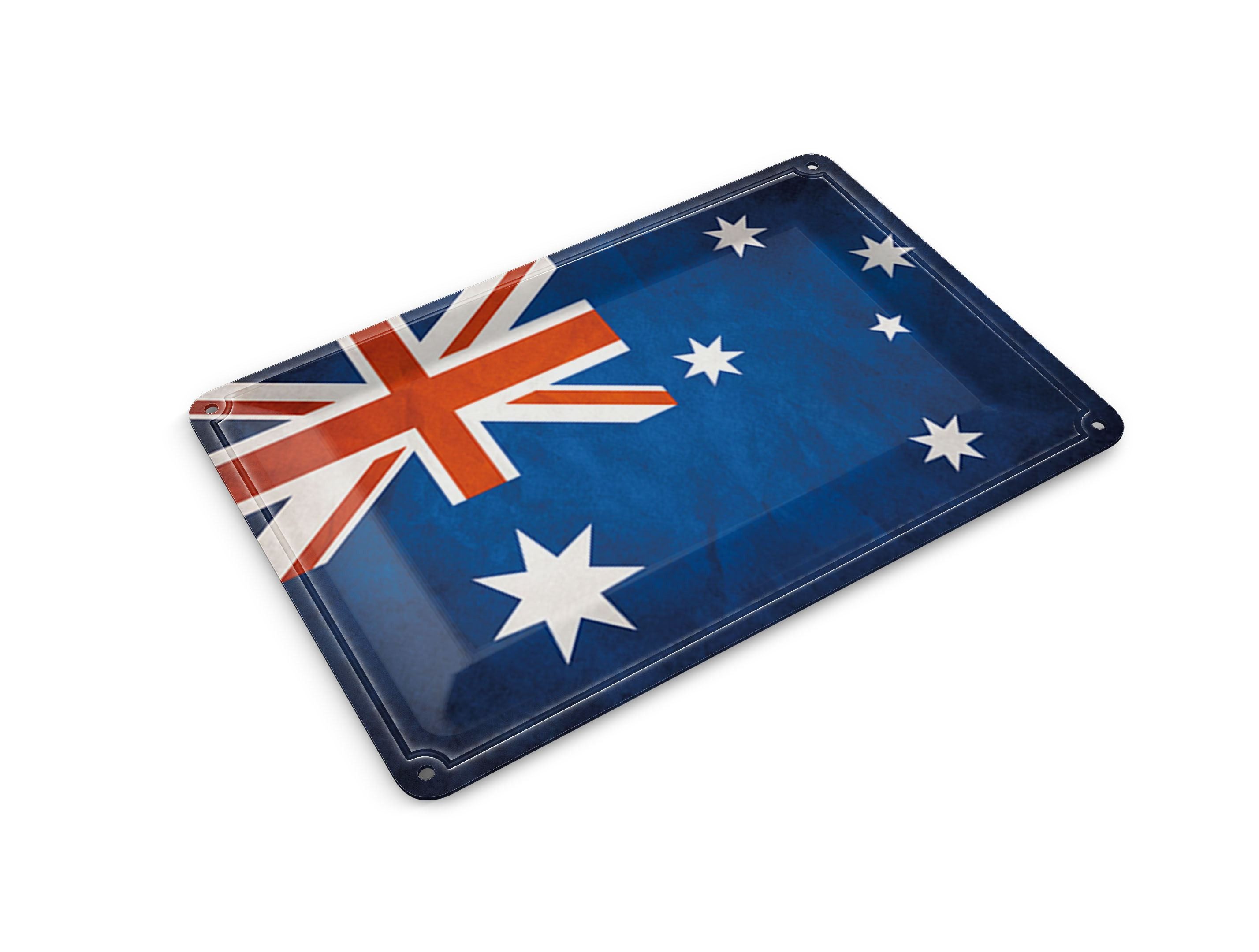 Femer GmbH Postkarte Flagge 14x10 cm Australien Fahne, unfrankiert