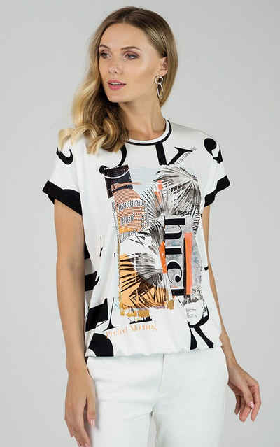 Passioni T-Shirt modernes Statement Shirt mit originellem Print