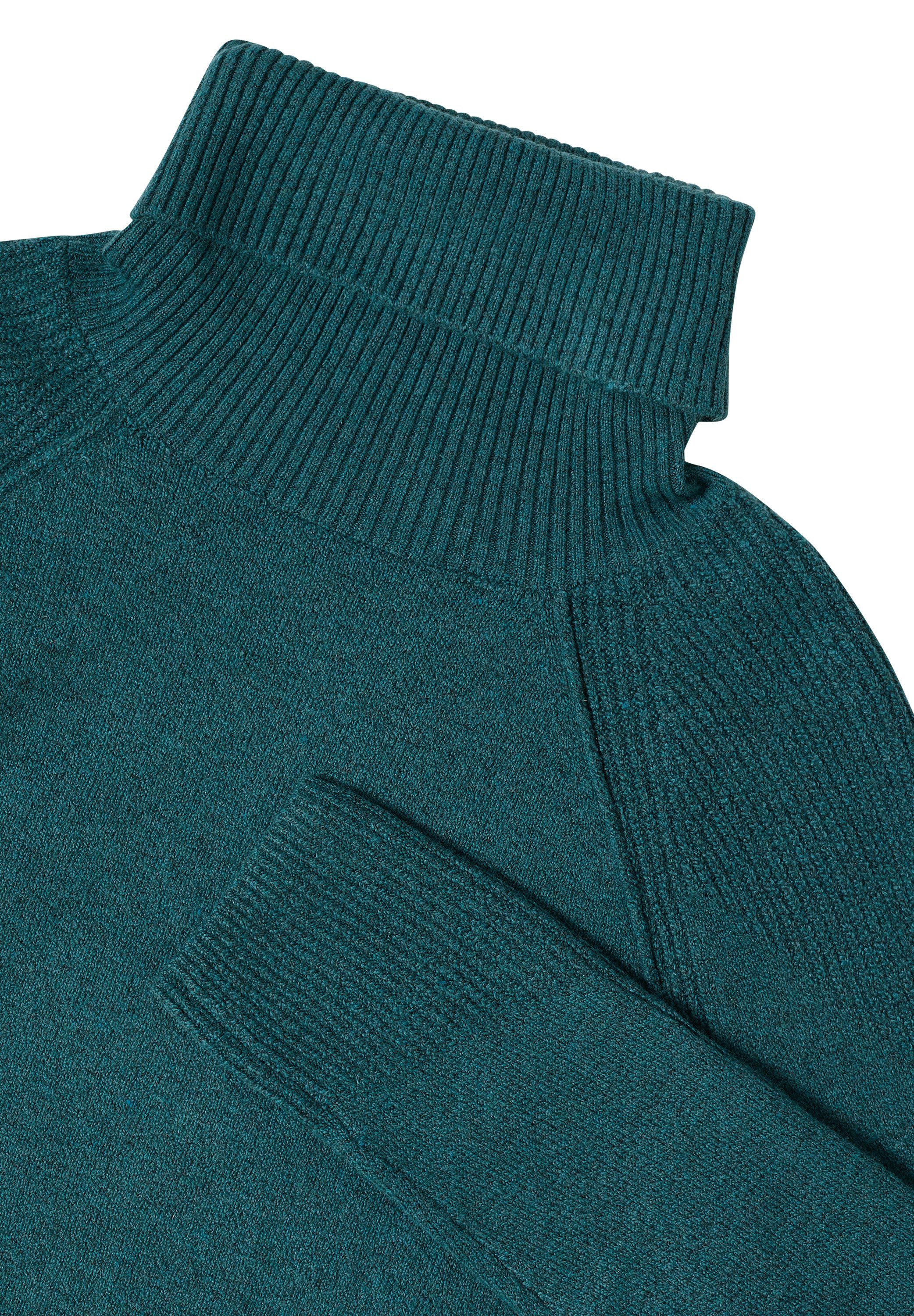 CECIL Rollkragenpullover im angenehmen Materialmix