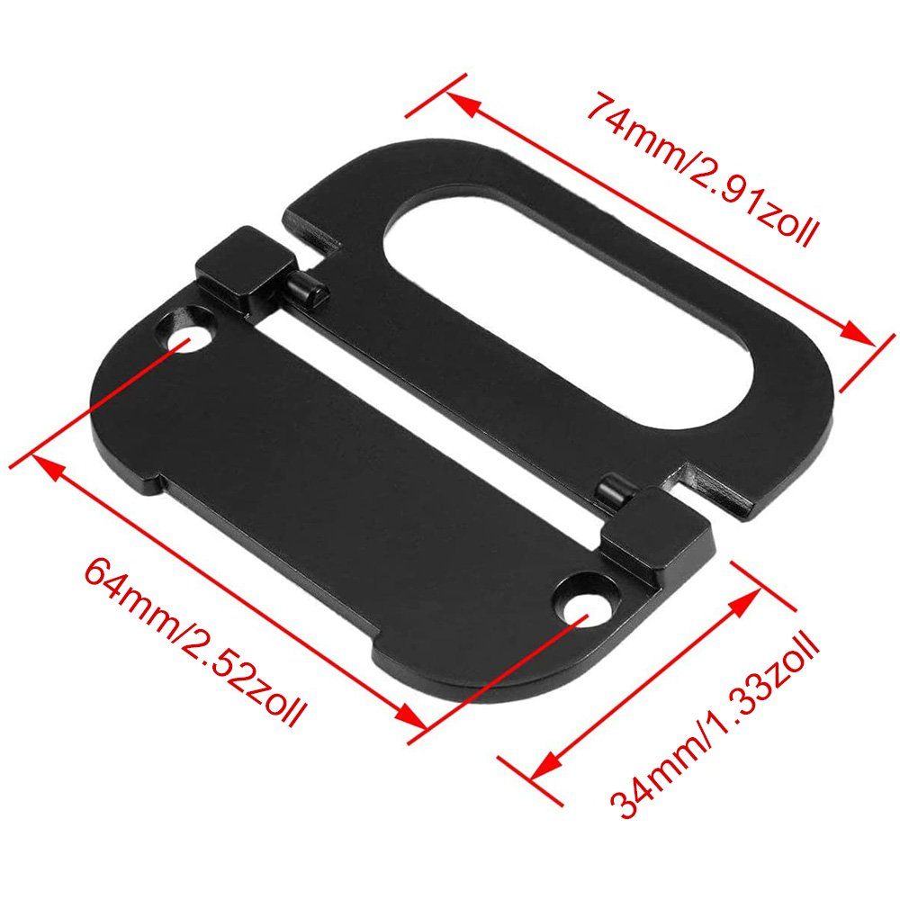 Möbelgriff Klappgriffen, 3.5 2 von Jormftte cm Boxgriff,7.3 x Set