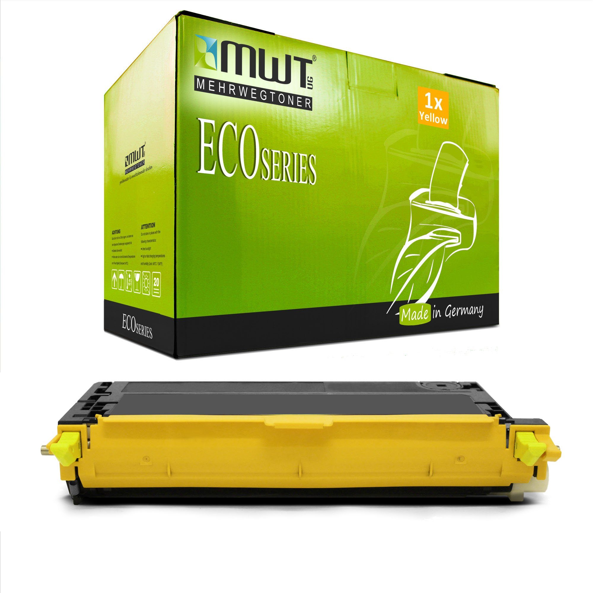 Mehrwegtoner Tonerkartusche Toner ersetzt Fuji Xerox CT350677 Yellow