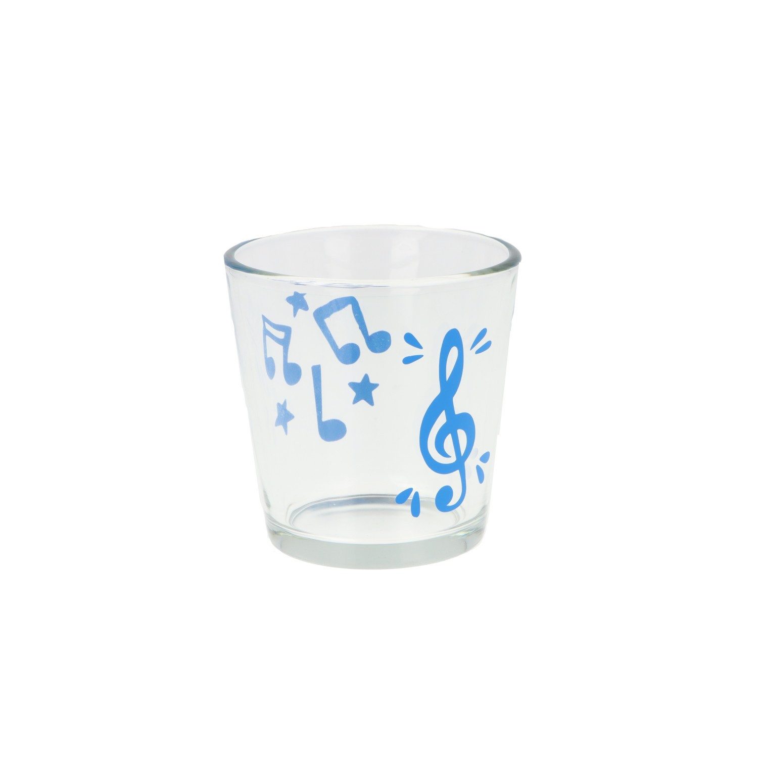 Musikboutique Настольные лампы Teelichtglas mit Violinschlüssel, Noten und Sterne, Windlicht -, Sterne