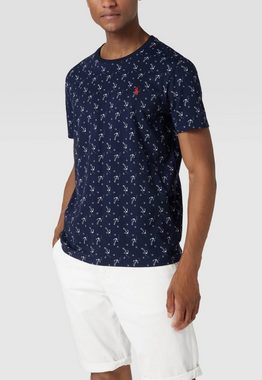 Ralph Lauren T-Shirt Polo Ralph Lauren All-Over Pattern Navy T-Shirt Shirt Custom Slim Fit