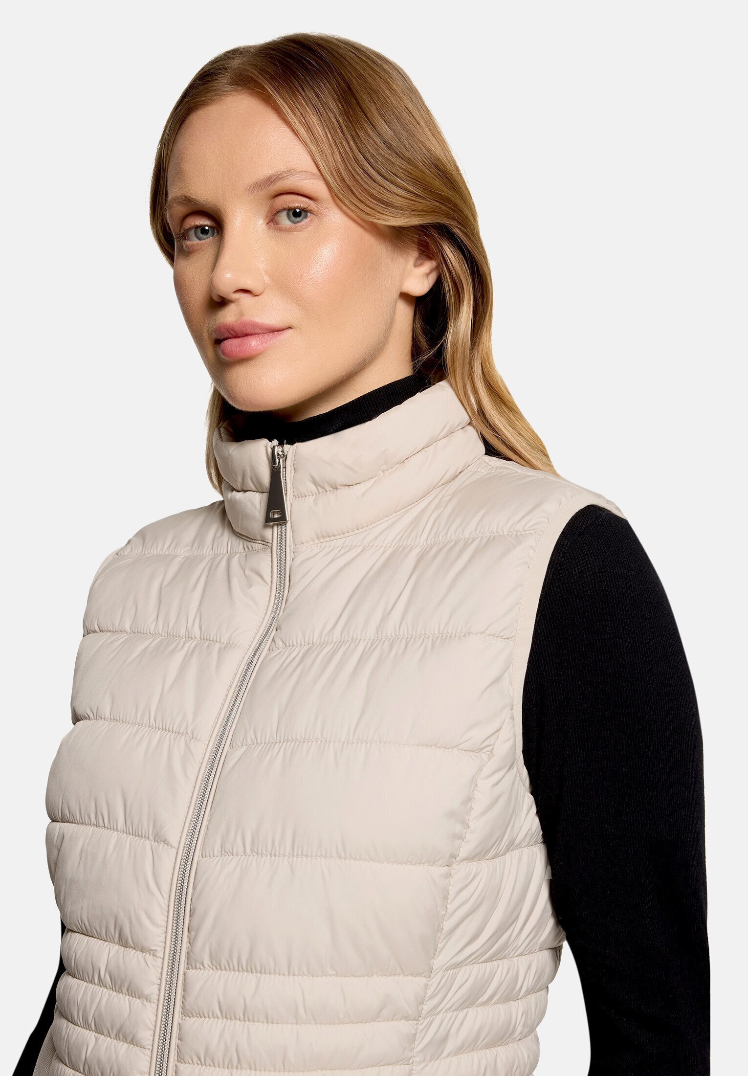 Betty Barclay Strickweste Damen mit Stehkragen