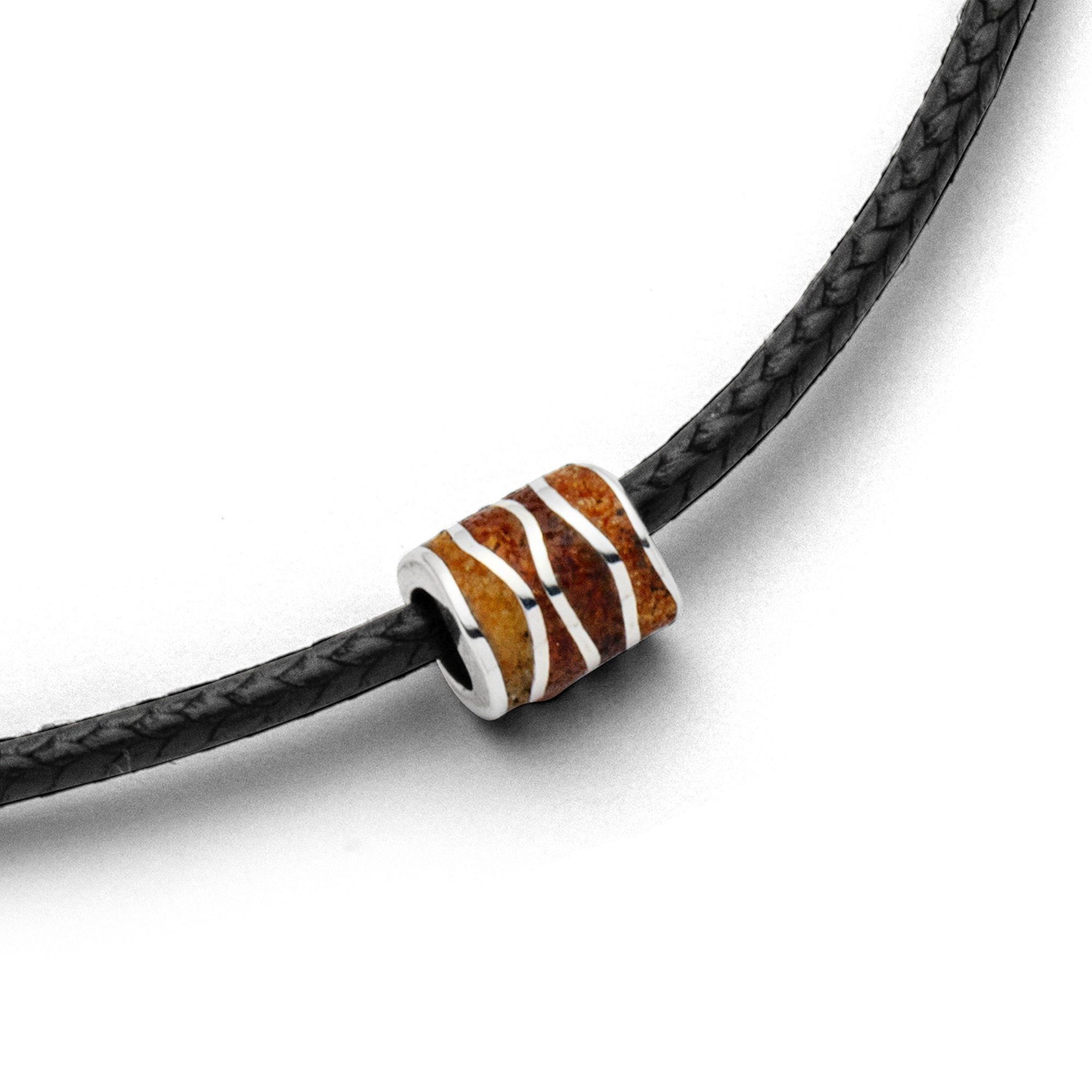 Kette mit Anhänger DUR Schmuck: Kette "Bernsteinwelle" K2507
