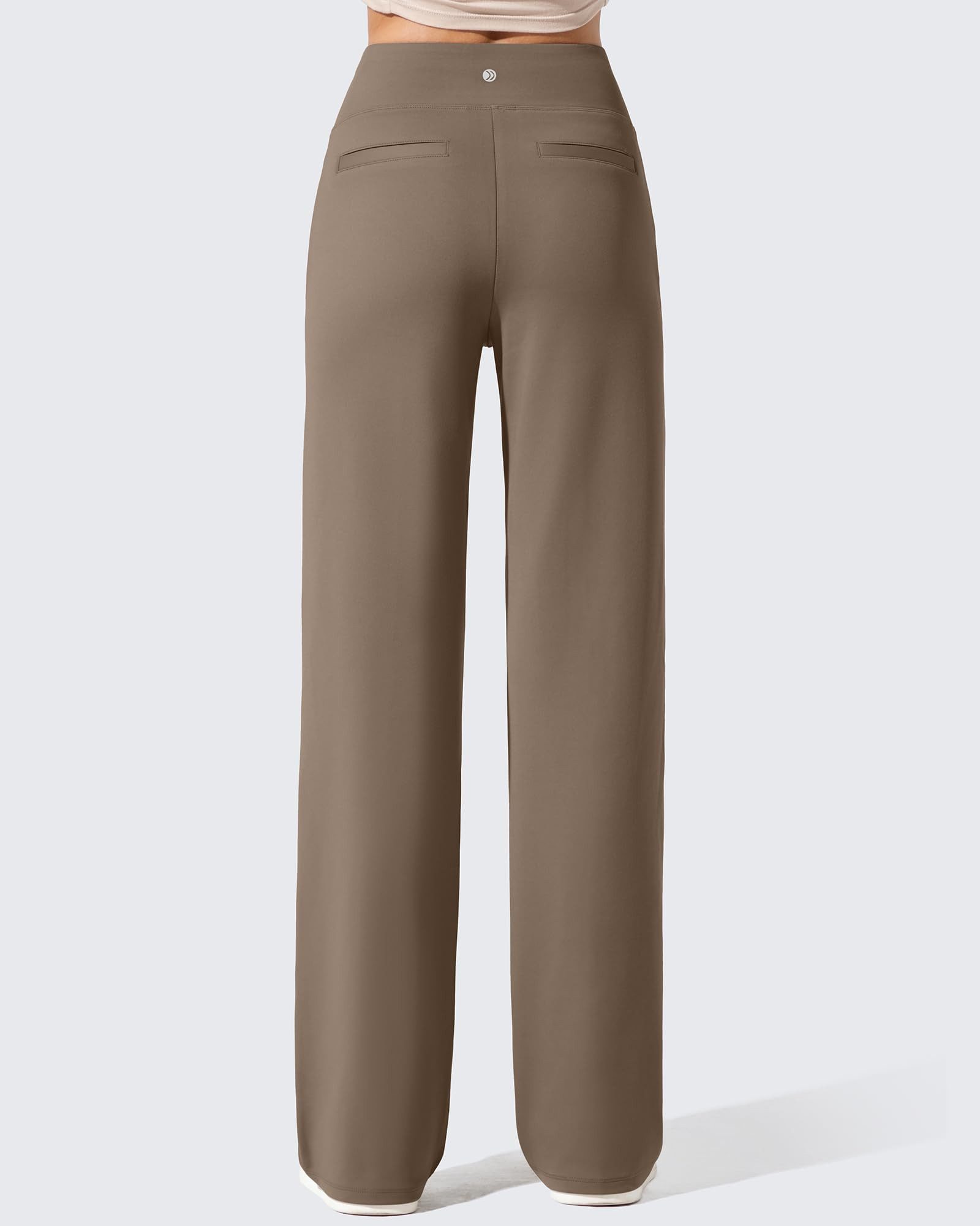 G4Free Palazzohose Damen Palazzohose Weites Bein Mit Taschen Jogginghose weites Bein, Winter-Arbeitshose, elegant, lässig